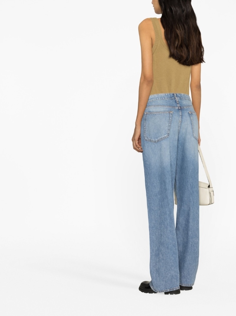 straight-leg denim trousers - 3