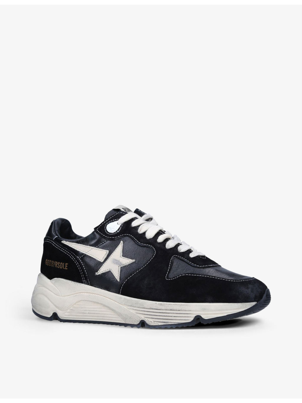 Women's Running Sole 90352 suede and leather mid-top trainers - 3