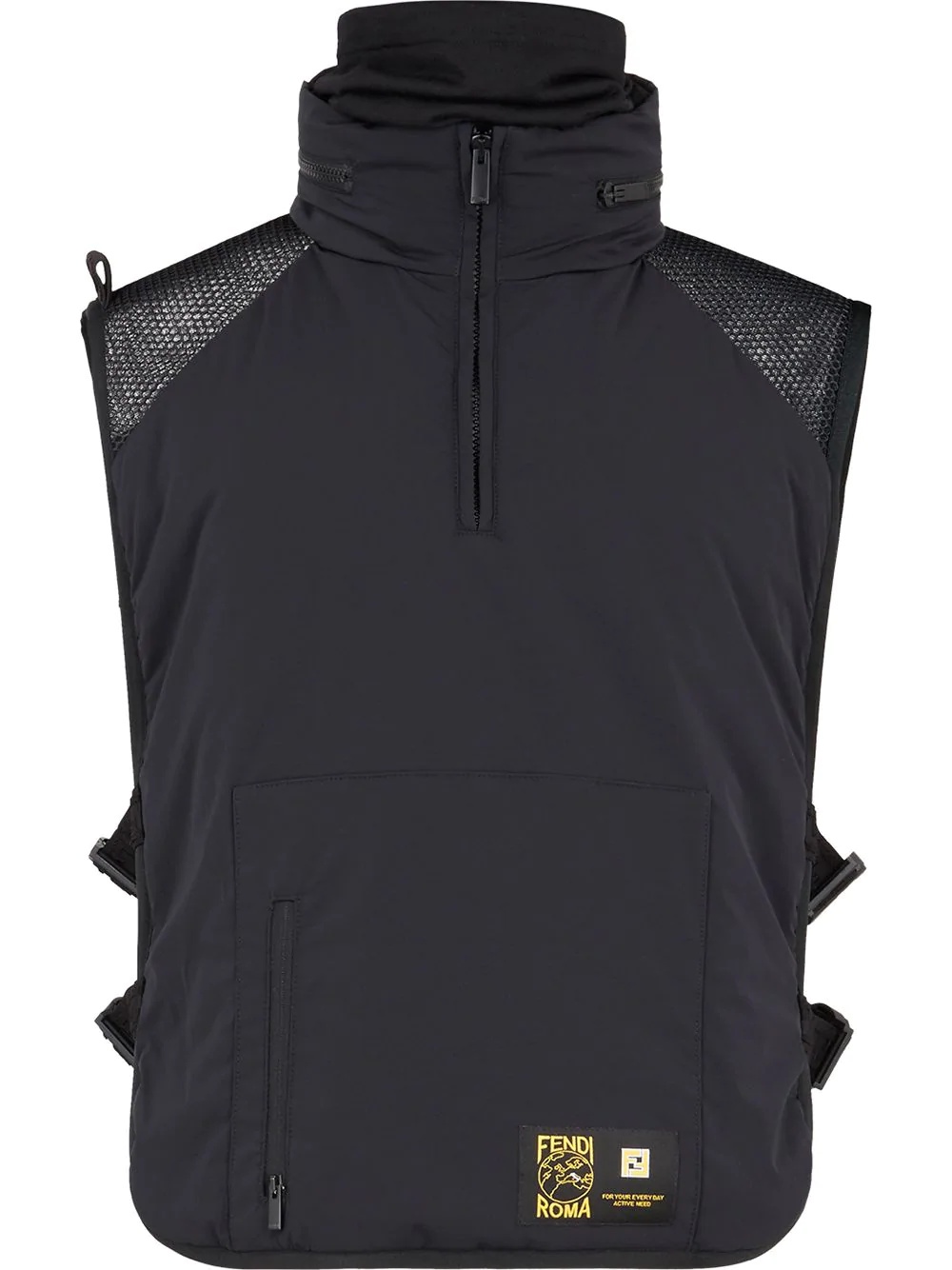 logo print gilet - 1