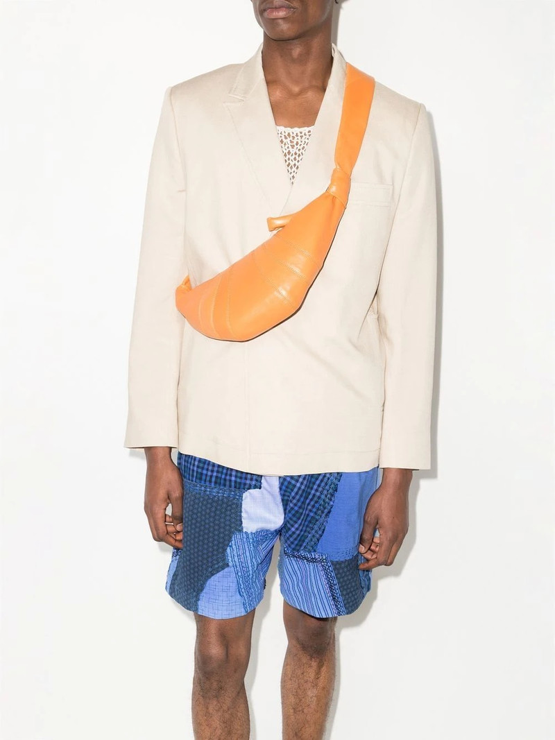 patchwork track shorts 4