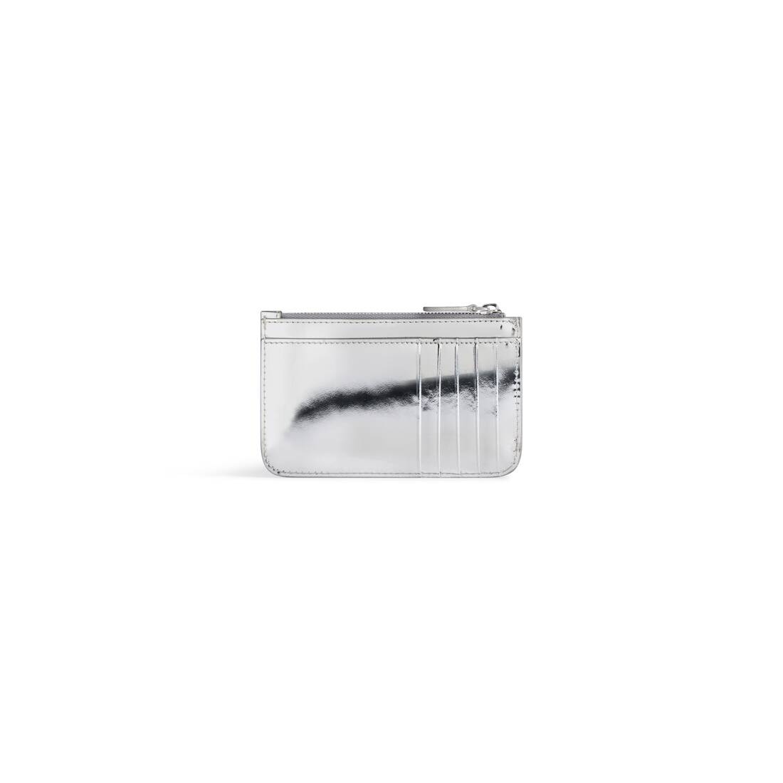 Women's Cash Large Long Coin And Card Holder Mirror Effect  in Silver - 2