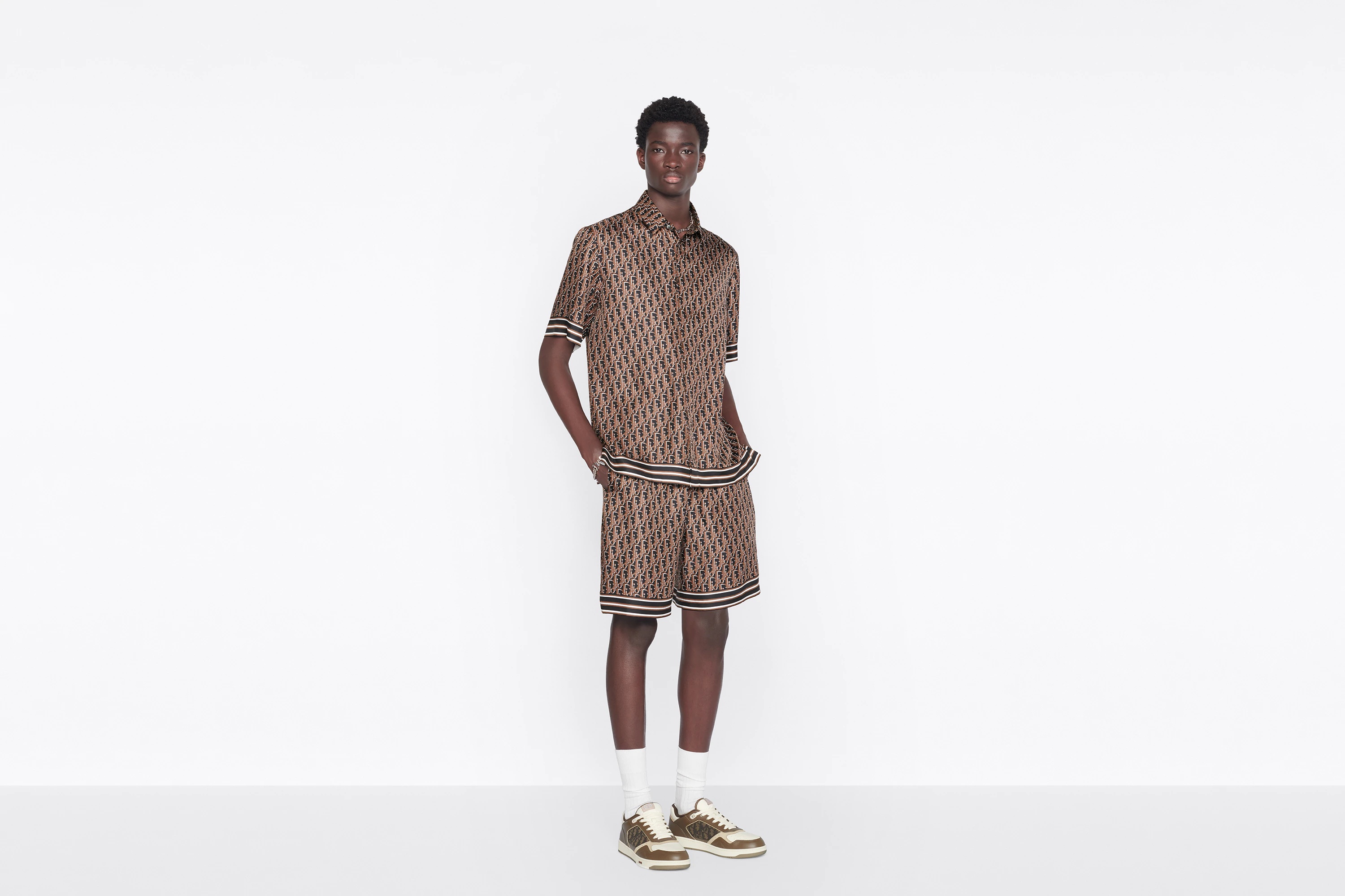 Dior Oblique Pixel Short-Sleeved Shirt - 6