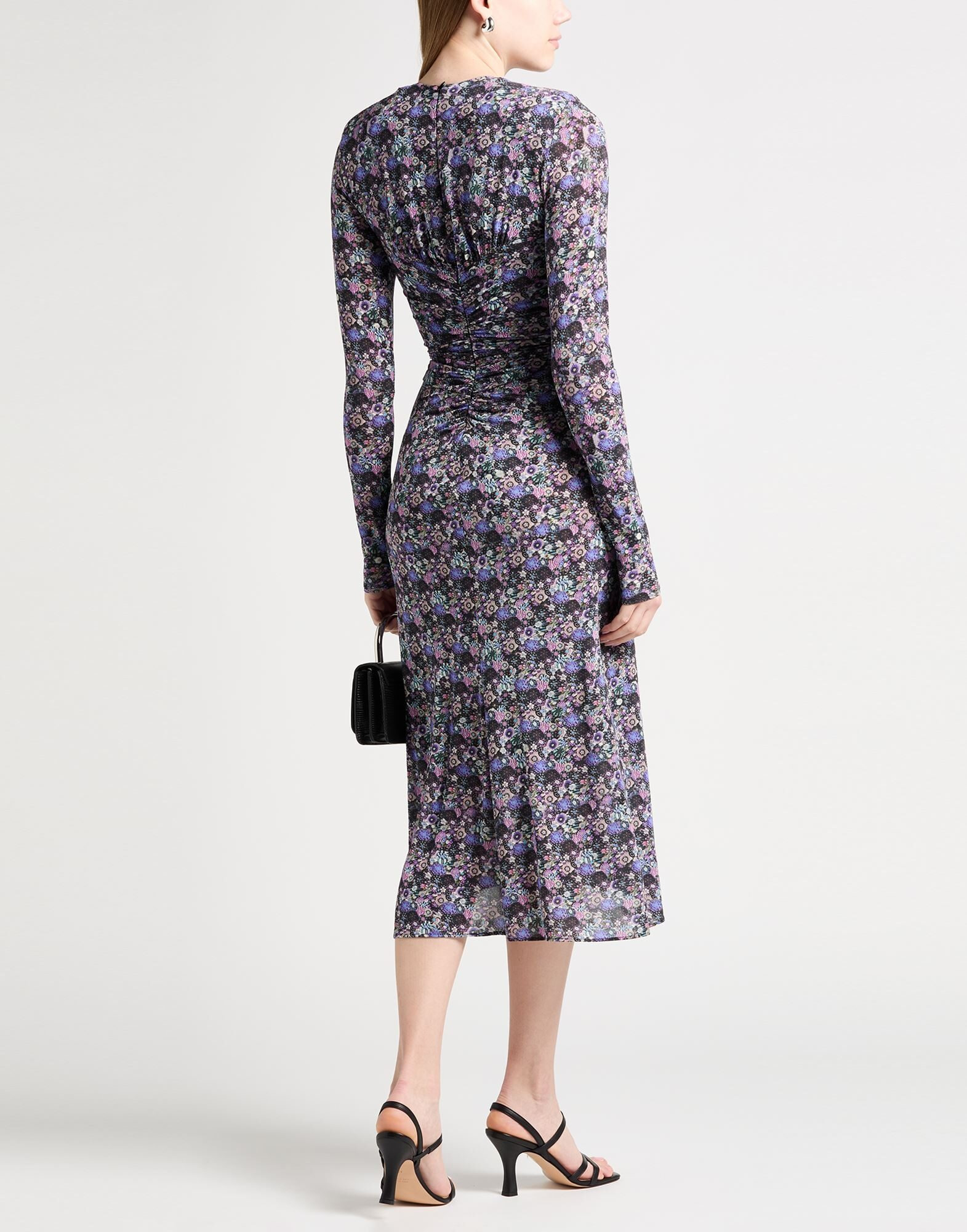 Purple Women's Midi Dress - 4