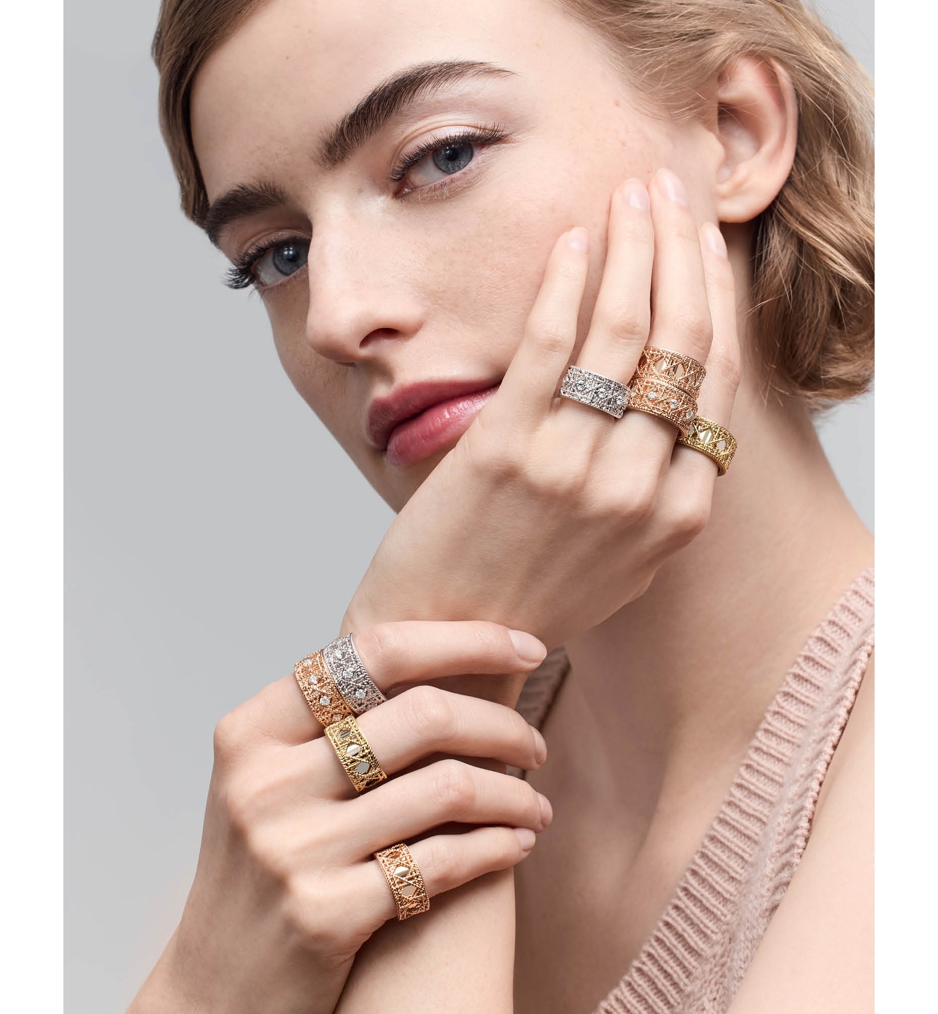 【デザイン性の高い】DIOR My Dior リング Dior My Dior Ring | REVERSIBLE