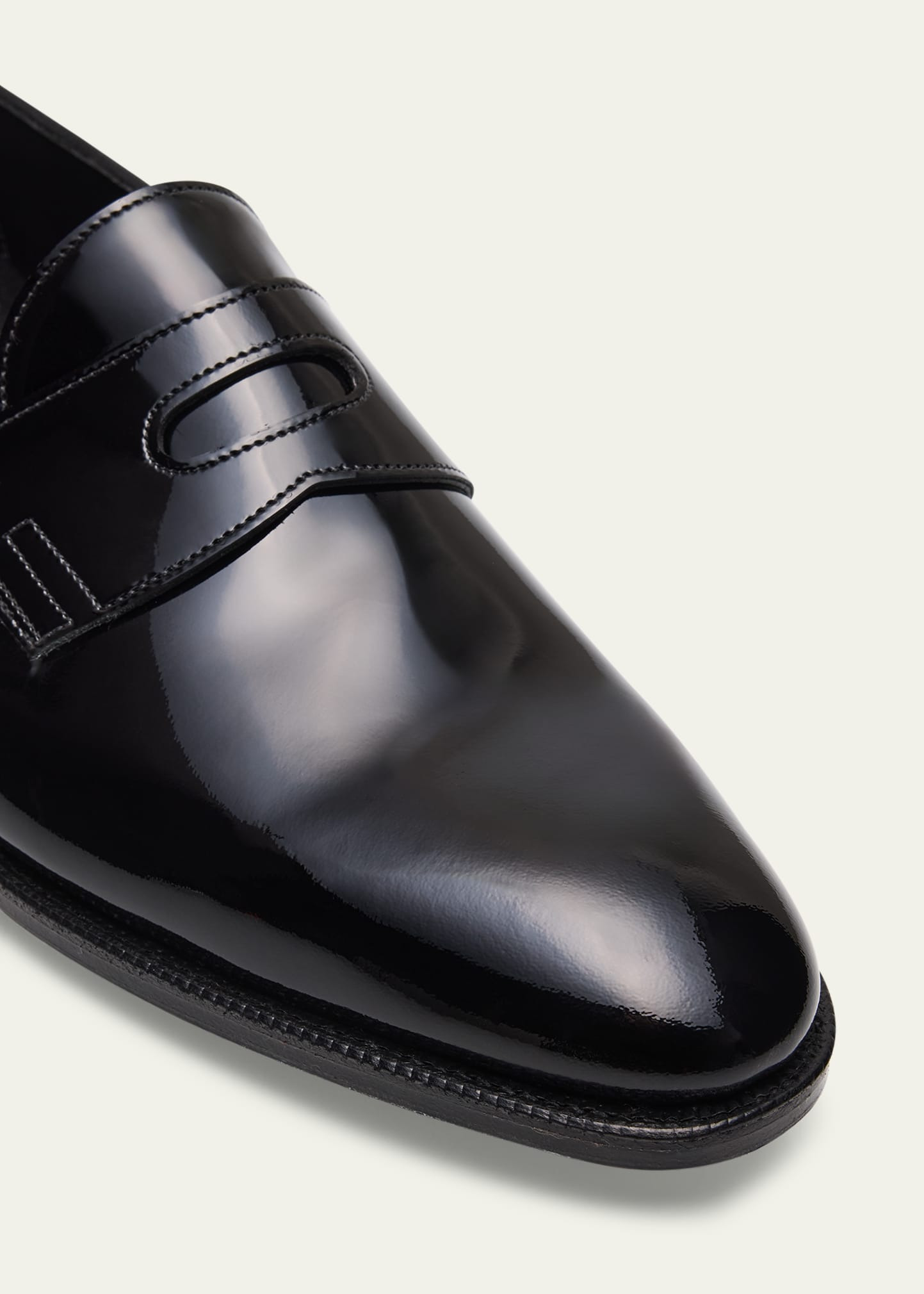 Men's Jamie Patent Leather Penny Loafers - 4