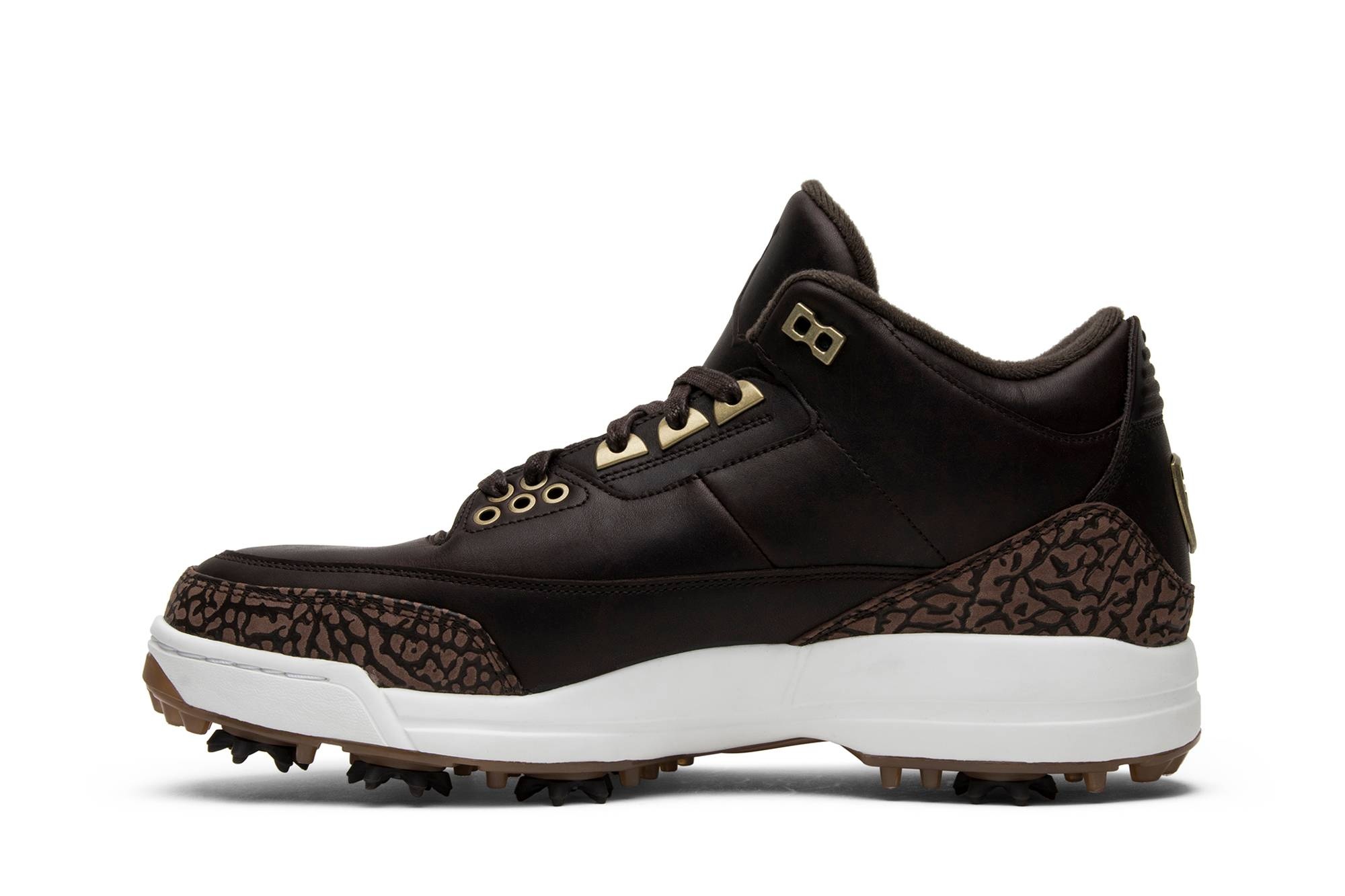 Air Jordan 3 Golf Premium 'Brown' - 3