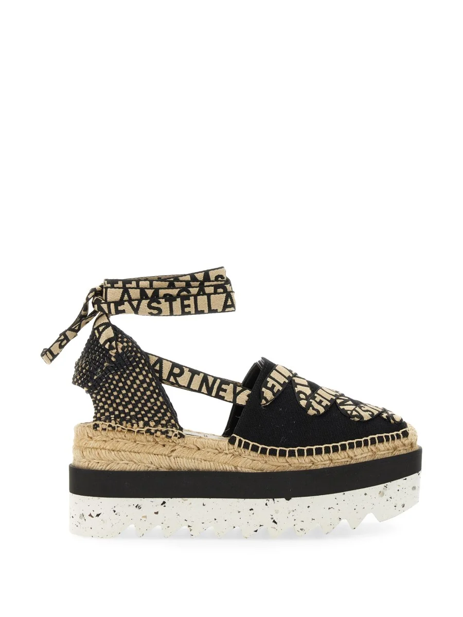 ESPADRILLA GAIA IN TELA CON PLATEAU - 1