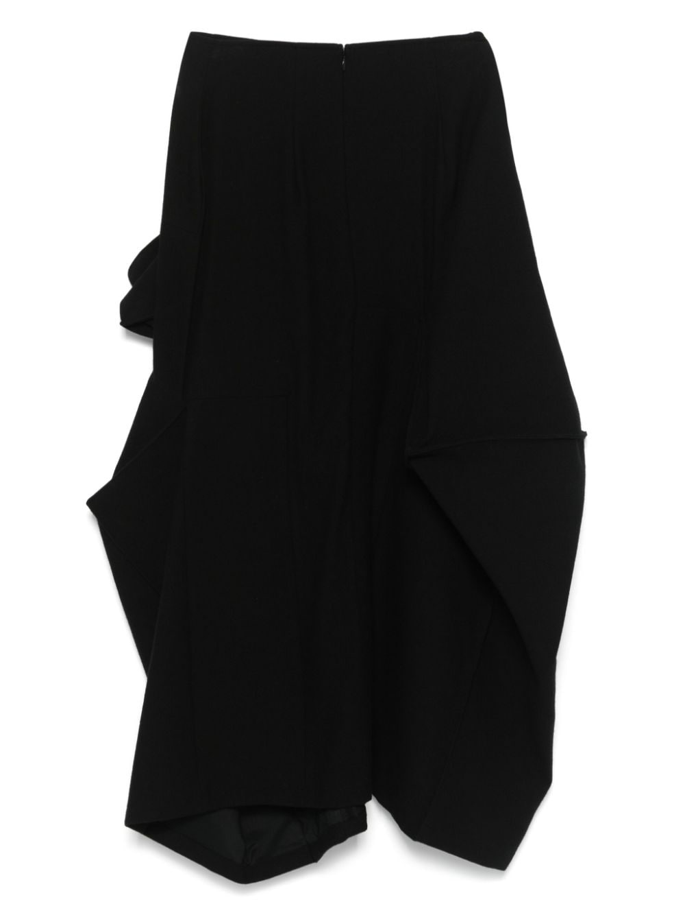 3D-appliqué midi skirt - 2