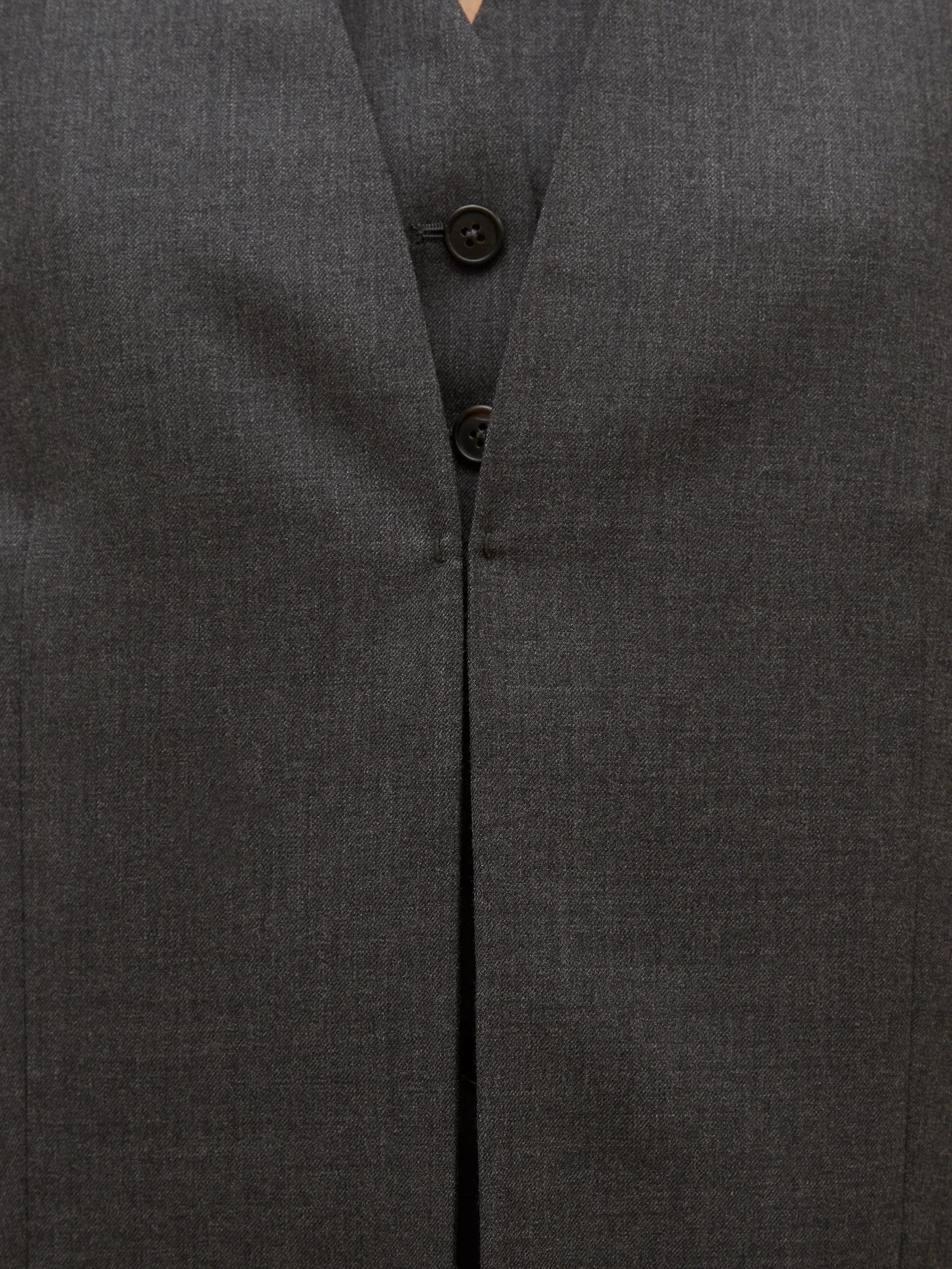 Big Sisea Single-breasted wool-twill jacket - 4