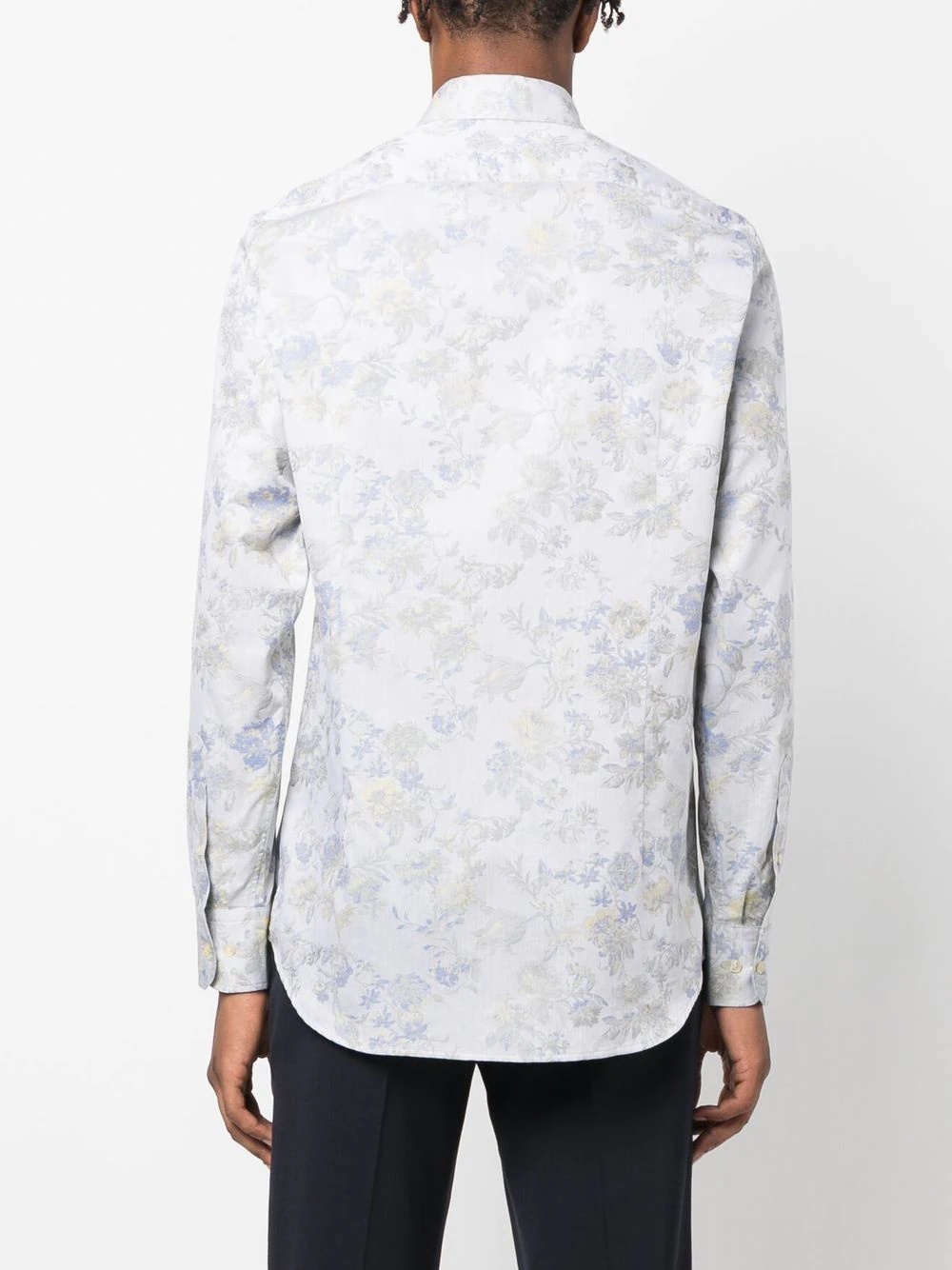 floral-print long-sleeve shirt - 4