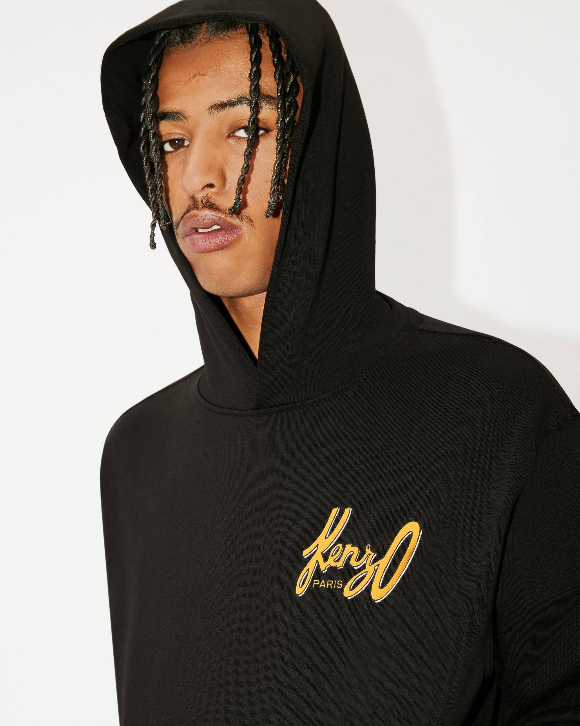 'KENZO Archive Logo' embroidered hooded sweatshirt - 6