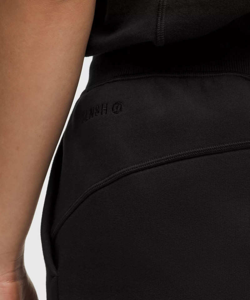 Cotton Fleece Mid-Rise Straight-Leg Pant *SLNSH Collection 6
