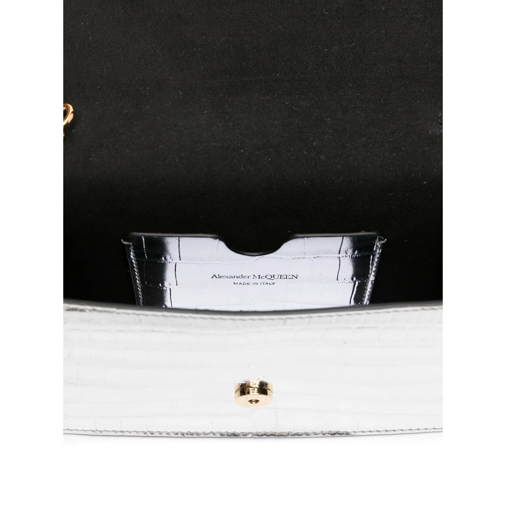 Alexander Mcqueen Silver Satchels & Cross Body Bags Women - 5