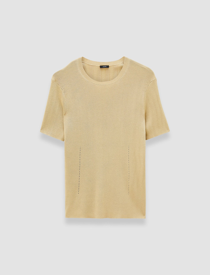 Satin Rib Knit Top 1