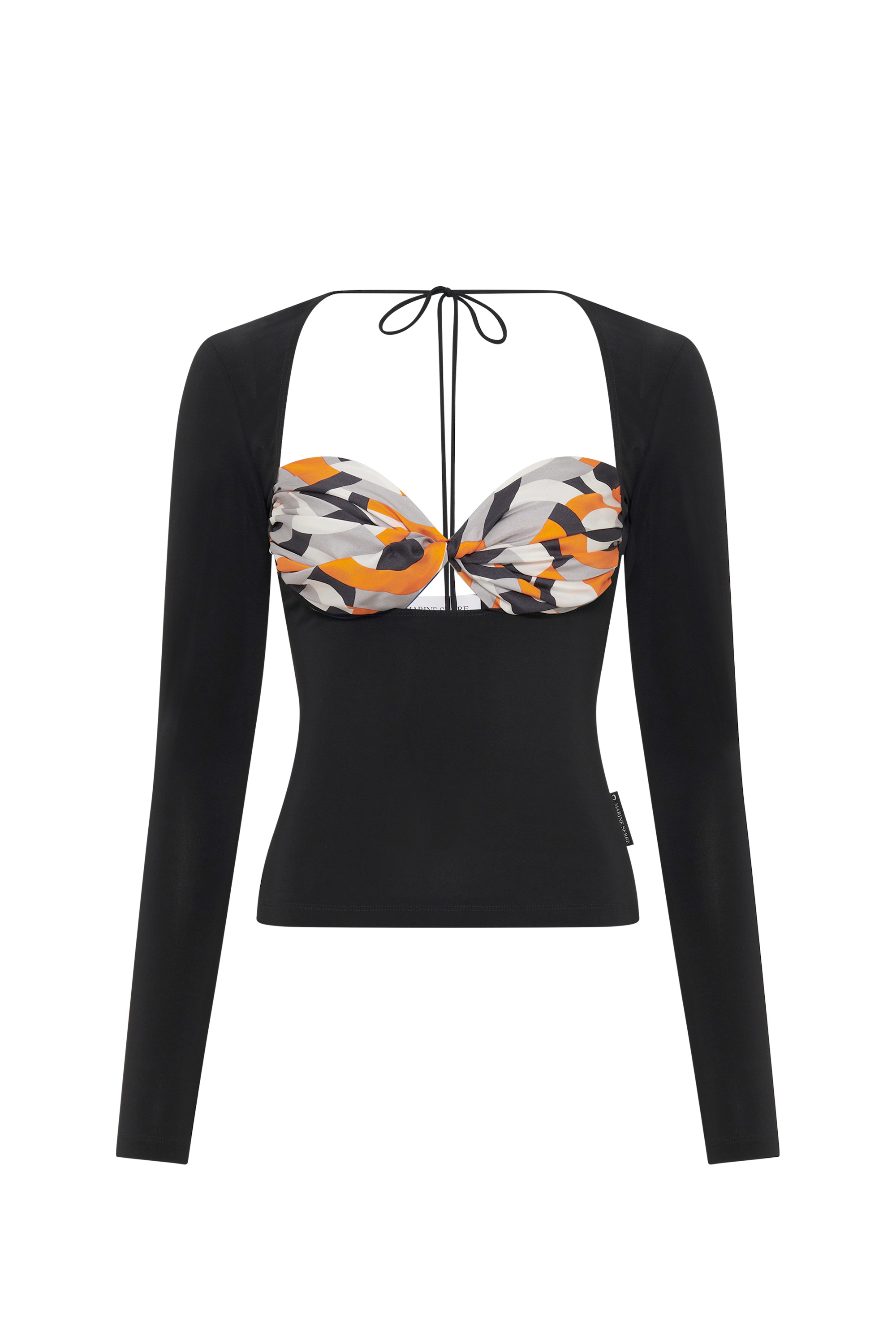 Regenerated Silk Scarves Draped Top - 5