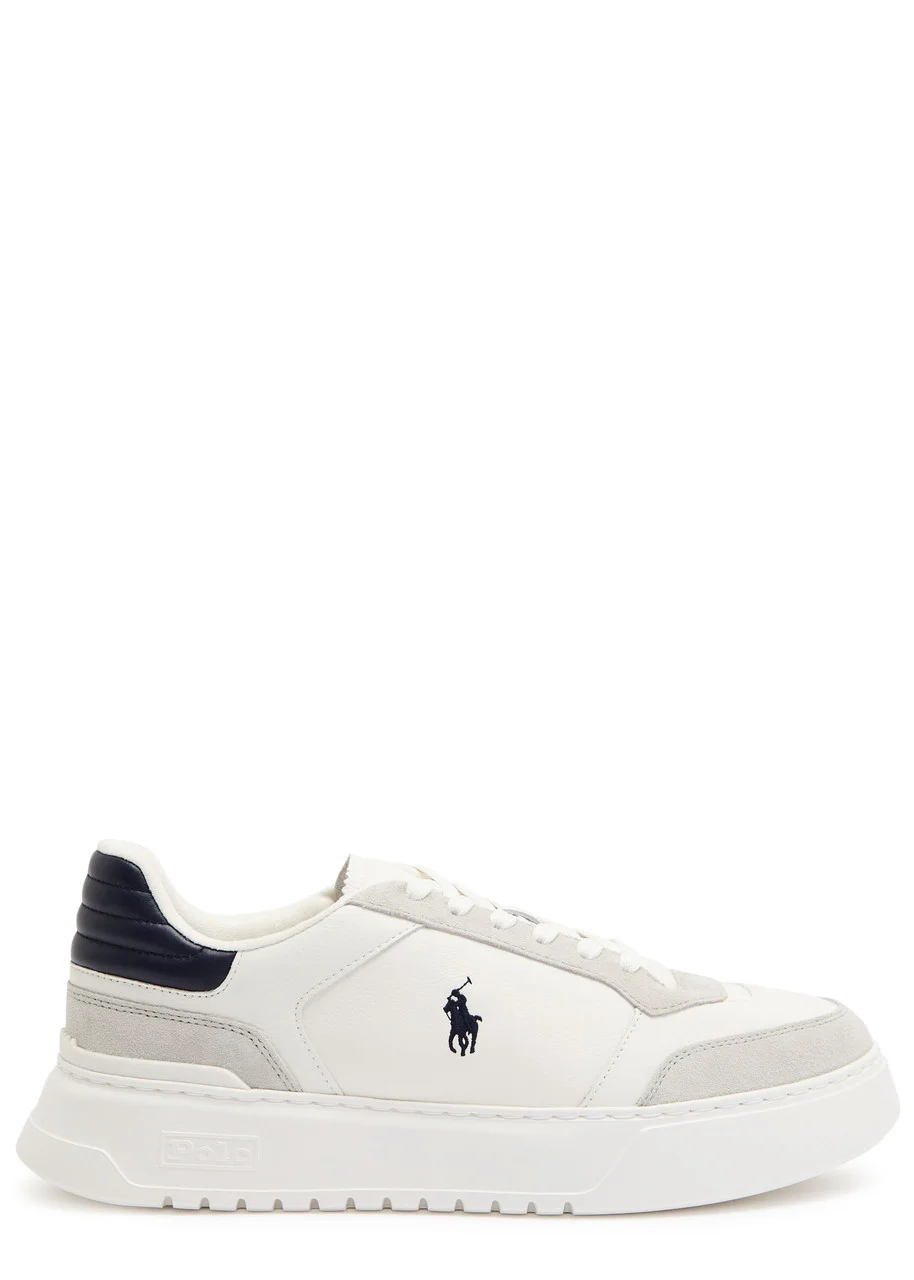 Polo Ralph Lauren Rlite Sport Panelled Leather Sneakers - 1