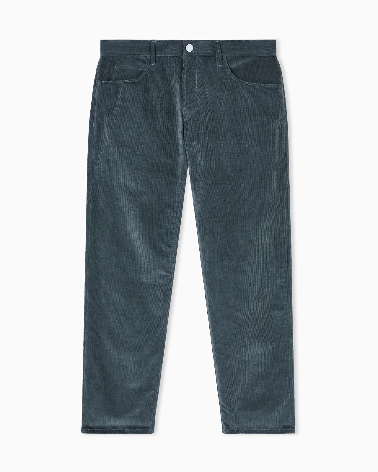 REGULAR-FIT, FIVE-POCKET TROUSERS IN COTTON AND CASHMERE - 1