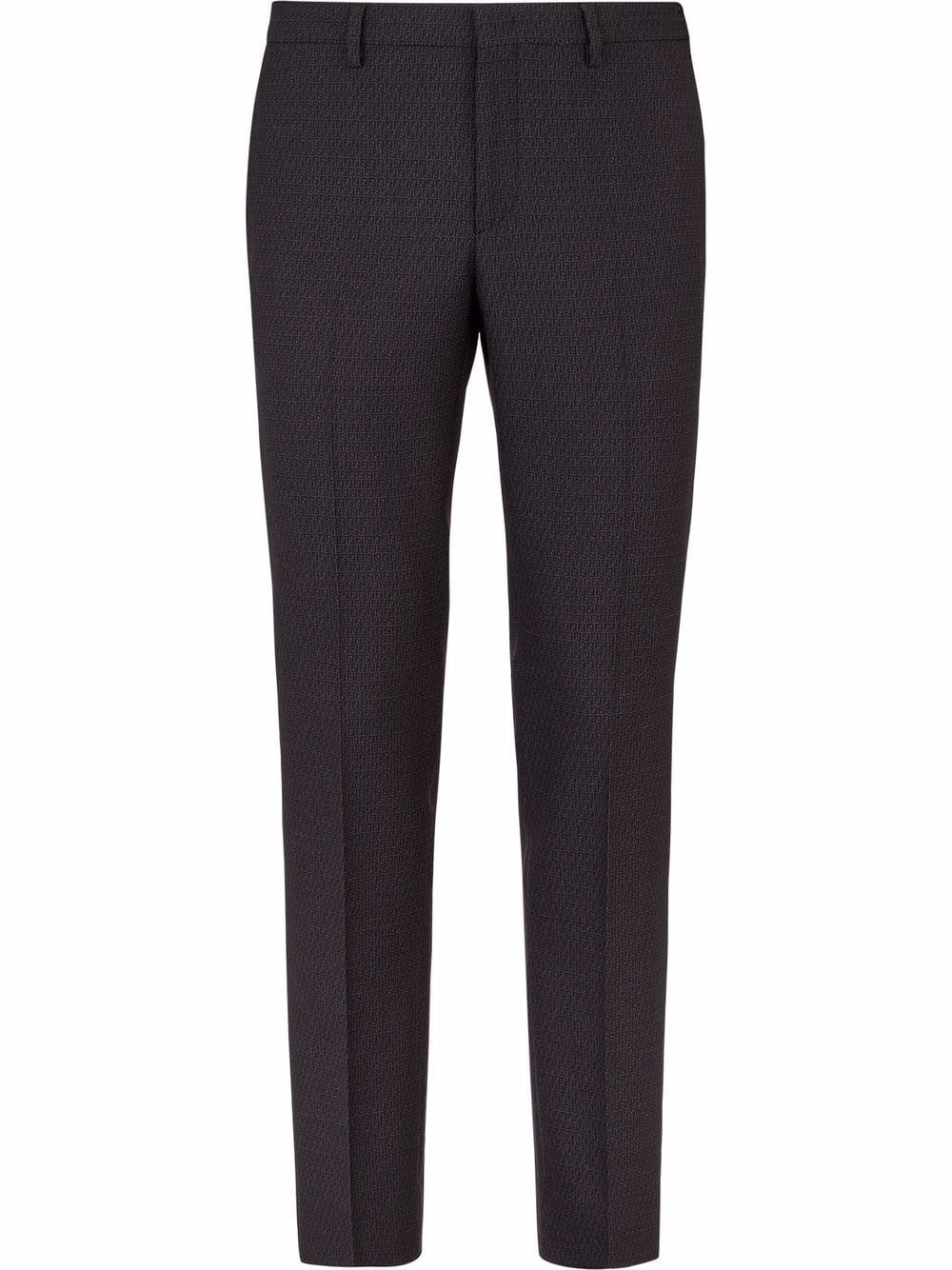 FF-motif tailored trousers - 1