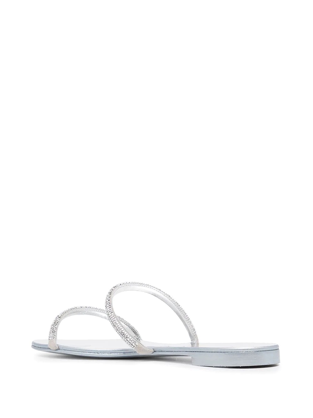 crystal embellished sandals - 3