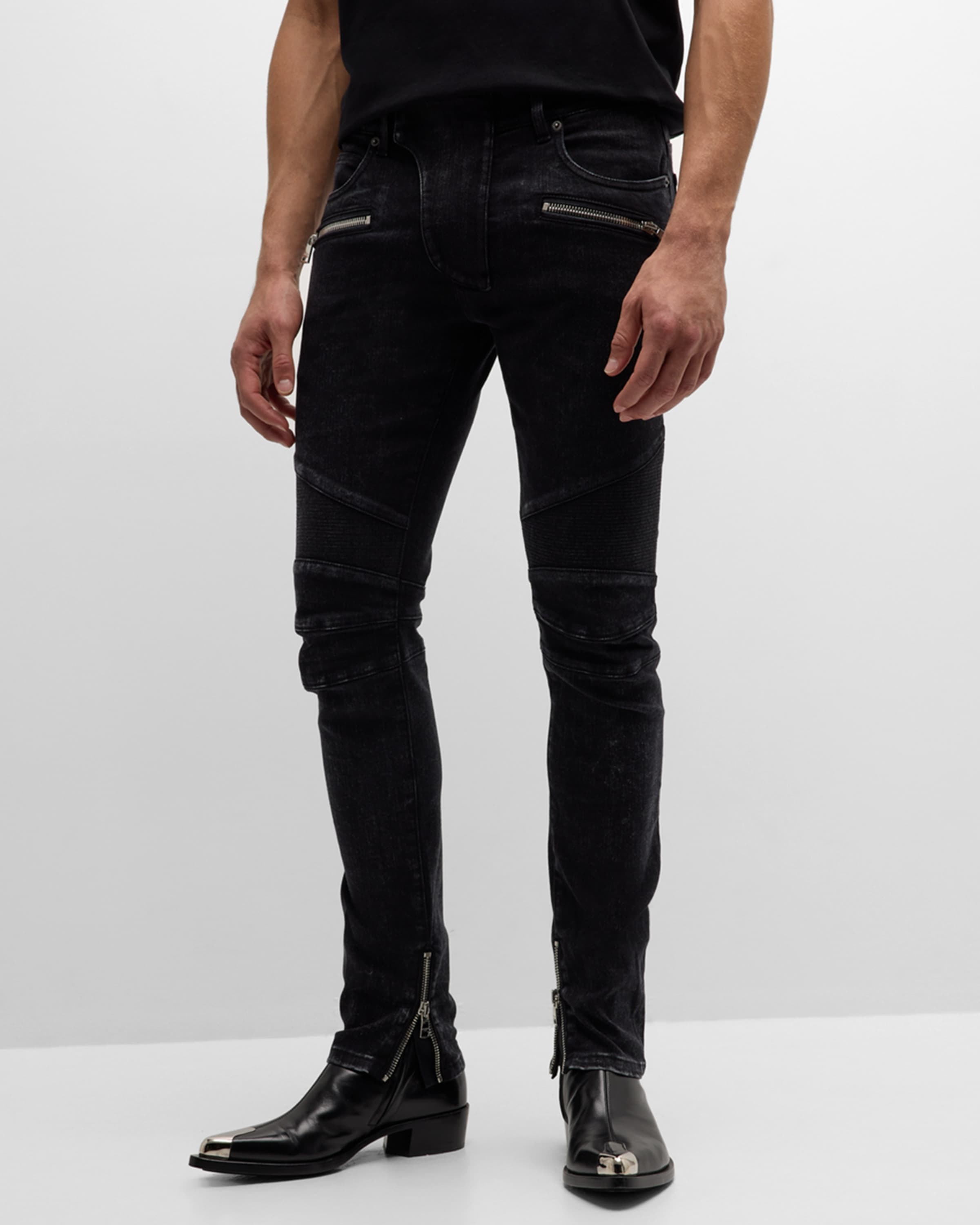 Men's Slim Ribbed Jeans - 2