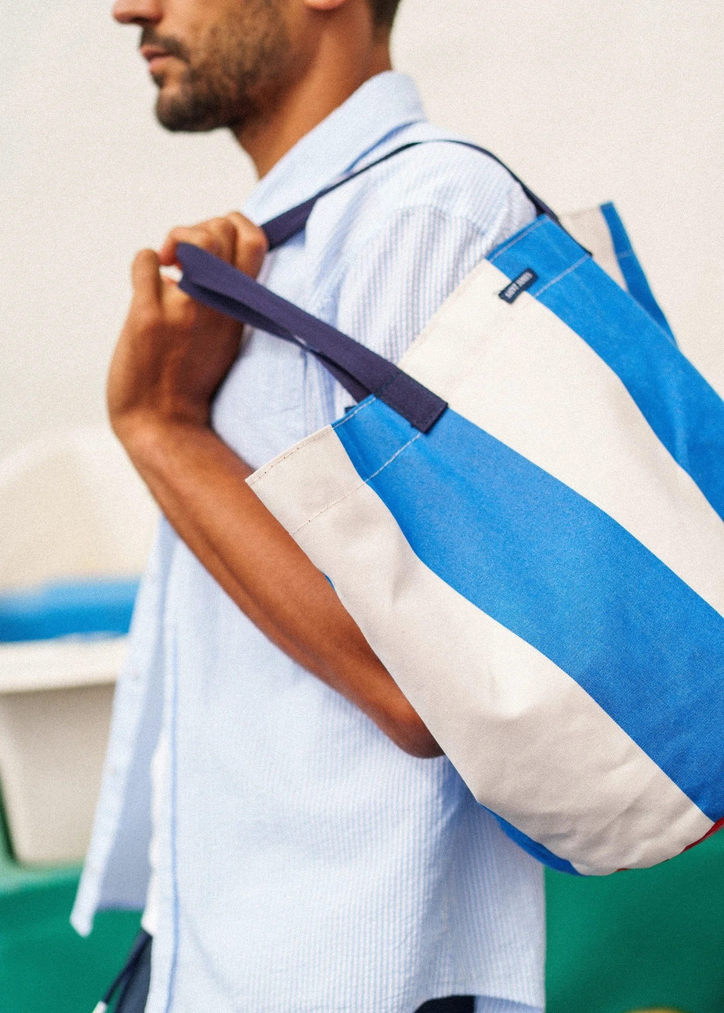 Play Reversible upcycled tote bag - 1