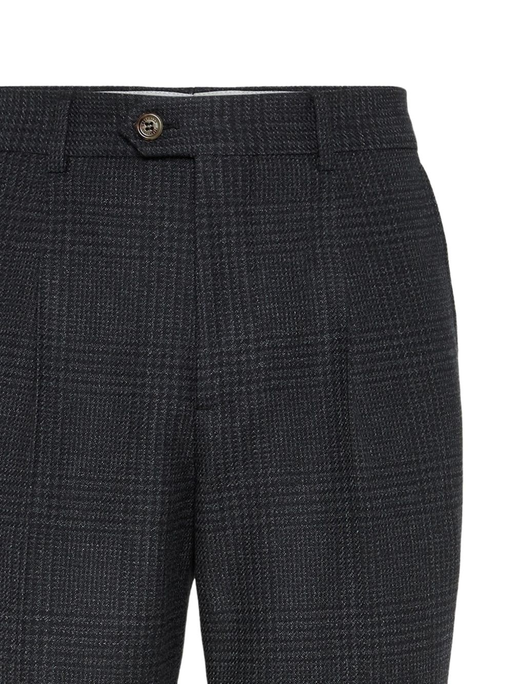 virgin wool-blend straight-leg trousers - 6