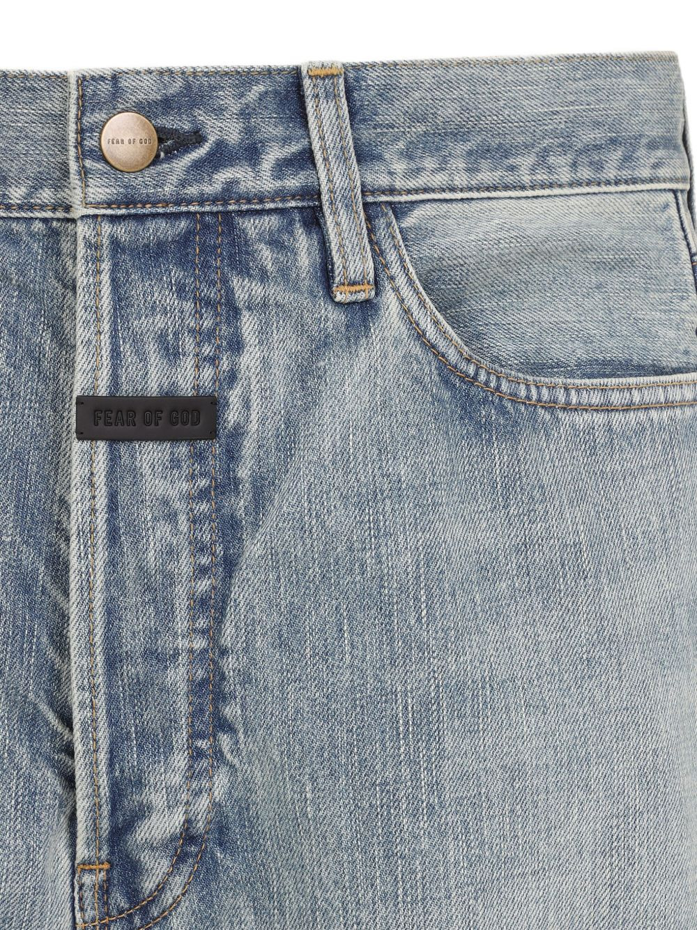 Fear Of God Men 5 Pocket Relaxed Jeans - 2
