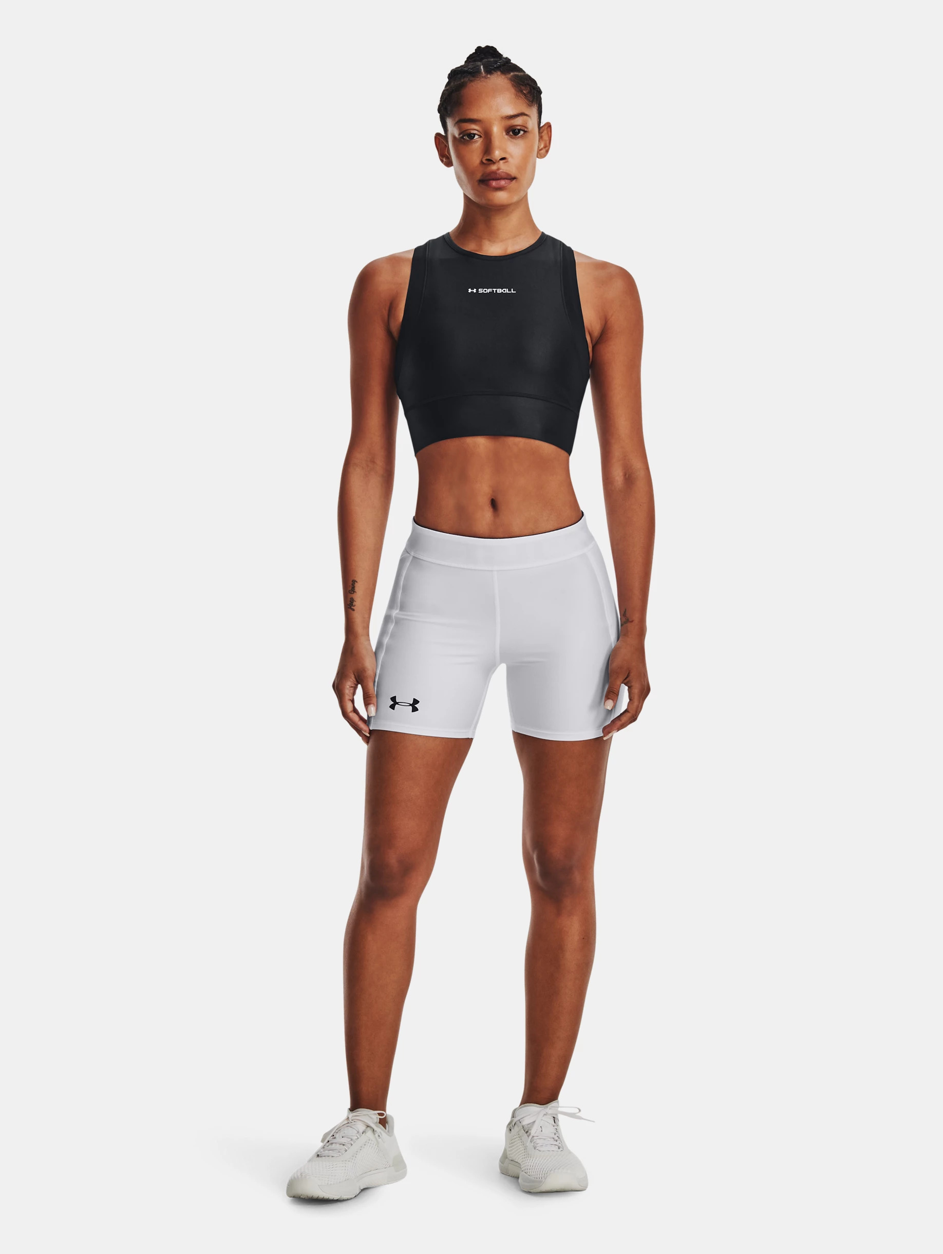 Women's UA Utility Slider Shorts - 5