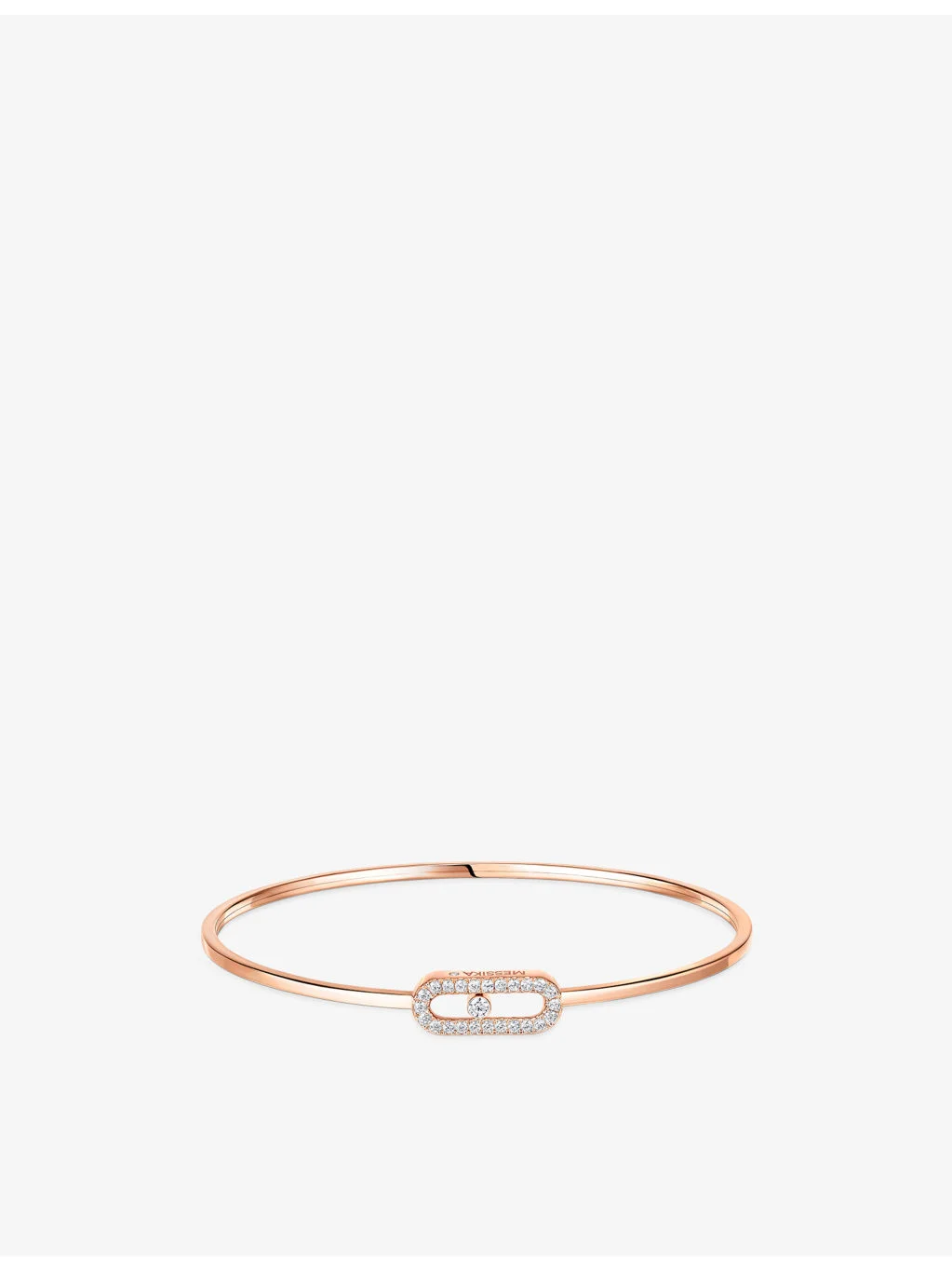 Move Uno Small Flex 18ct Gold And 0.14ct Diamond Bracelet - 1