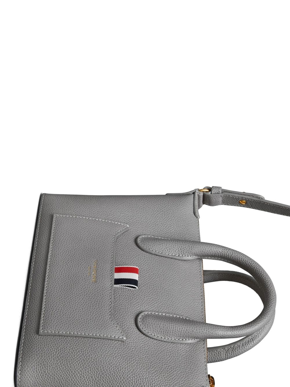 leather tote bag - 5