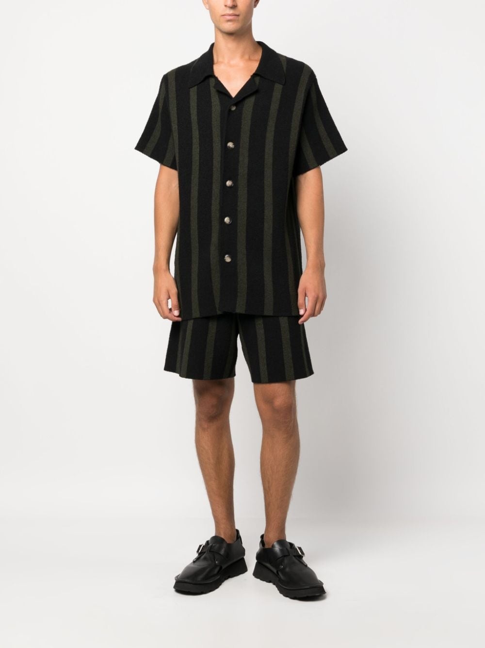 Almar striped terry-cloth shirt - 2