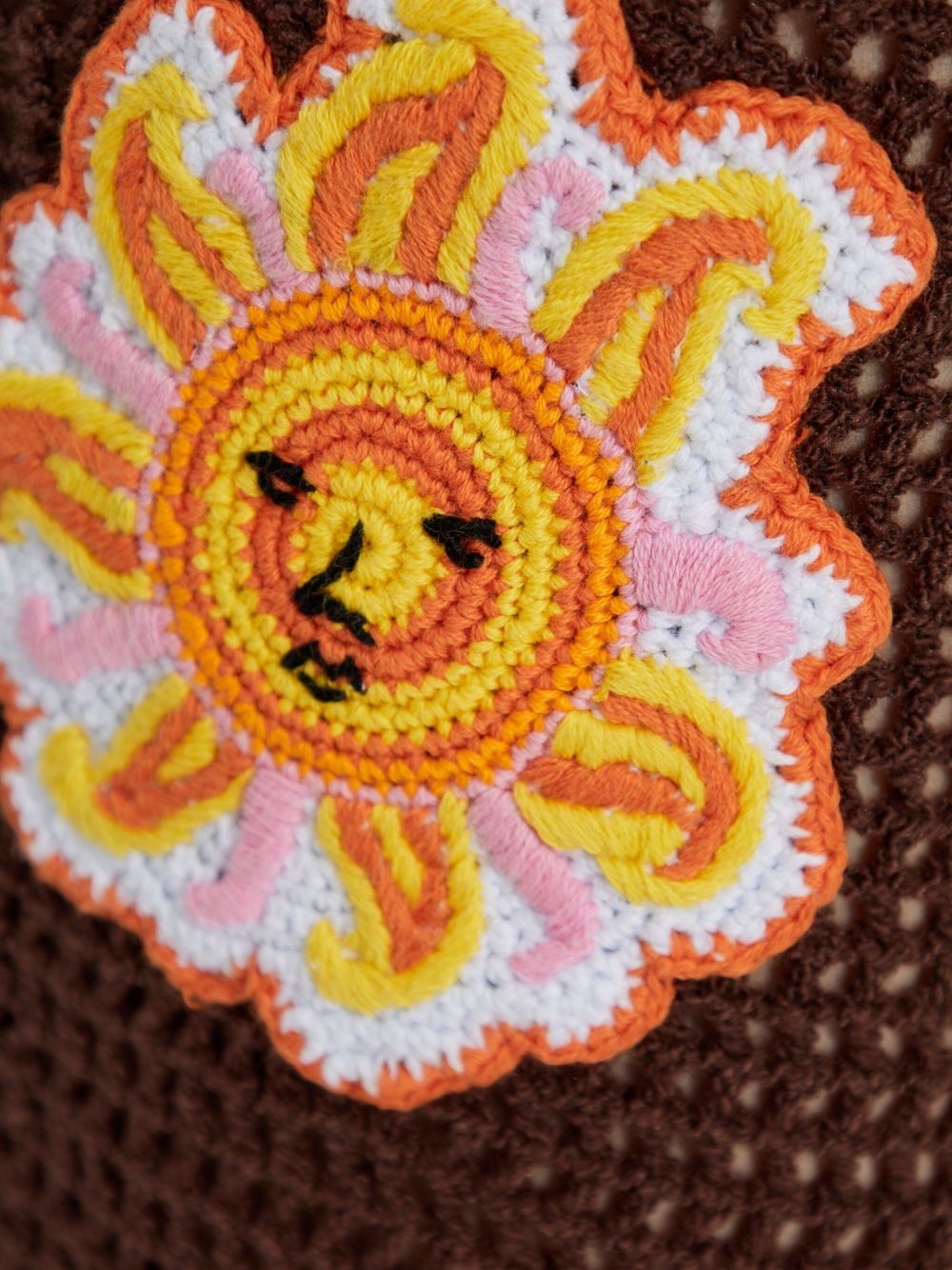 crochet-knit trousers - 5
