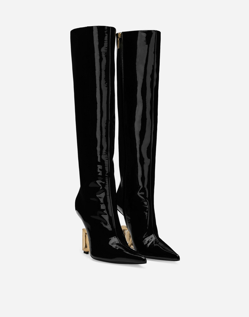 Dolce & Gabbana Soft patent leather boots outlook