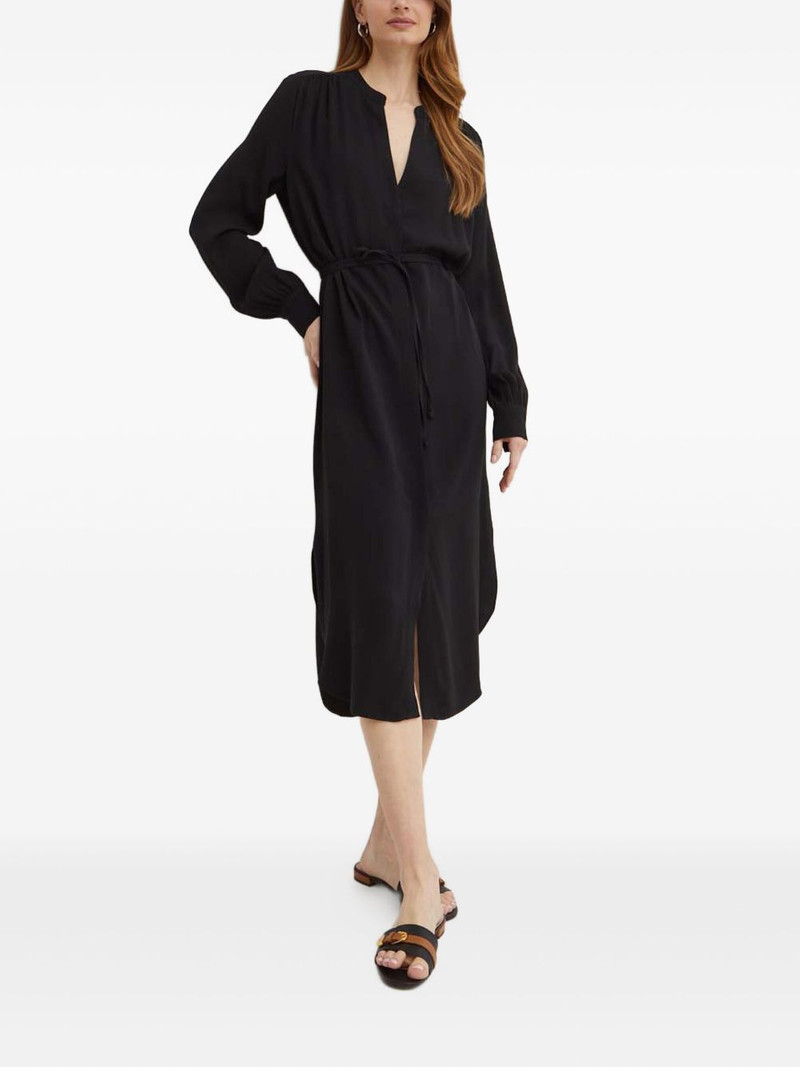 BOSS long-sleeve belted midi dress outlook