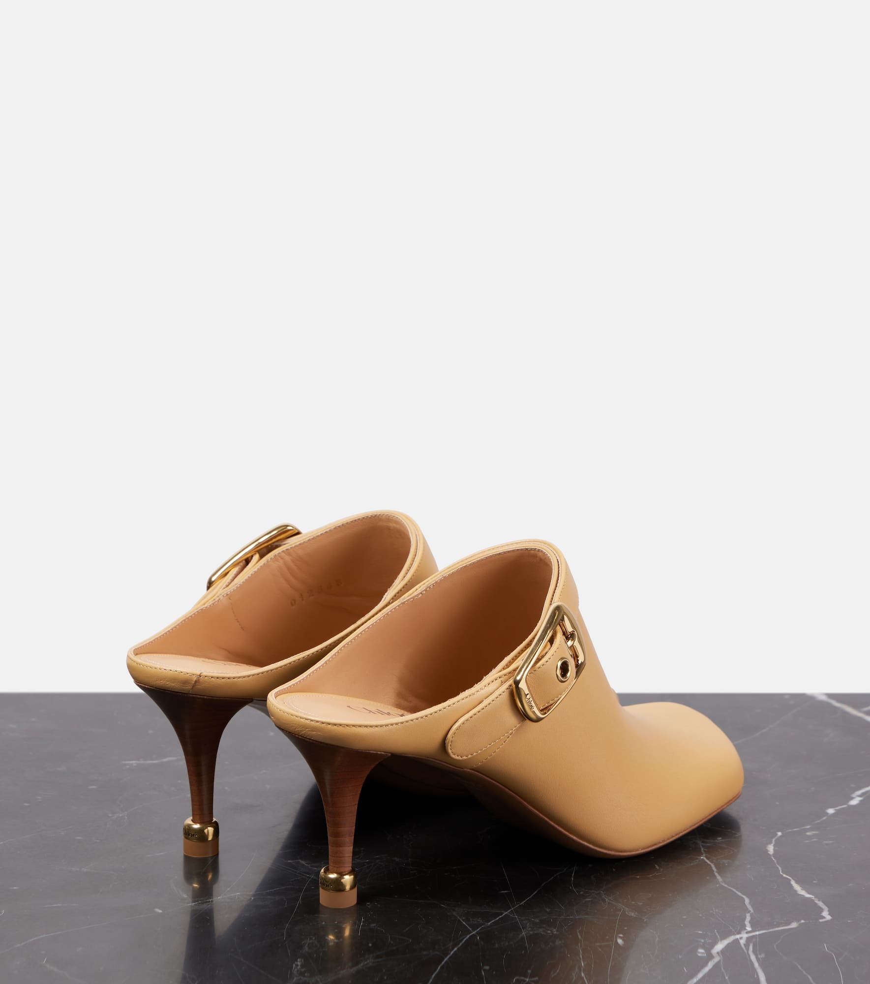 Andrea leather mules - 2