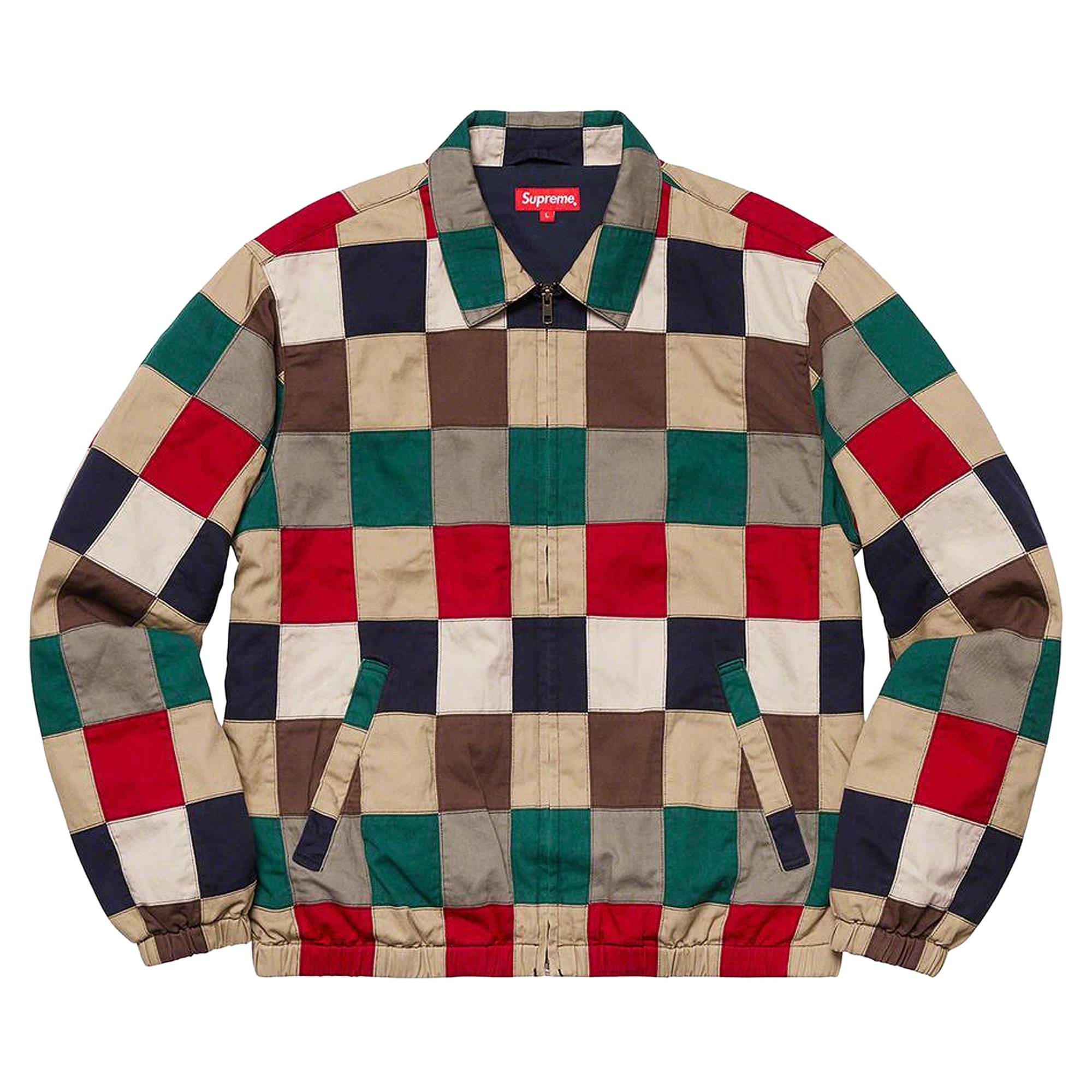 Supreme Patchwork Harrington Jacket 'Multicolor' - 1