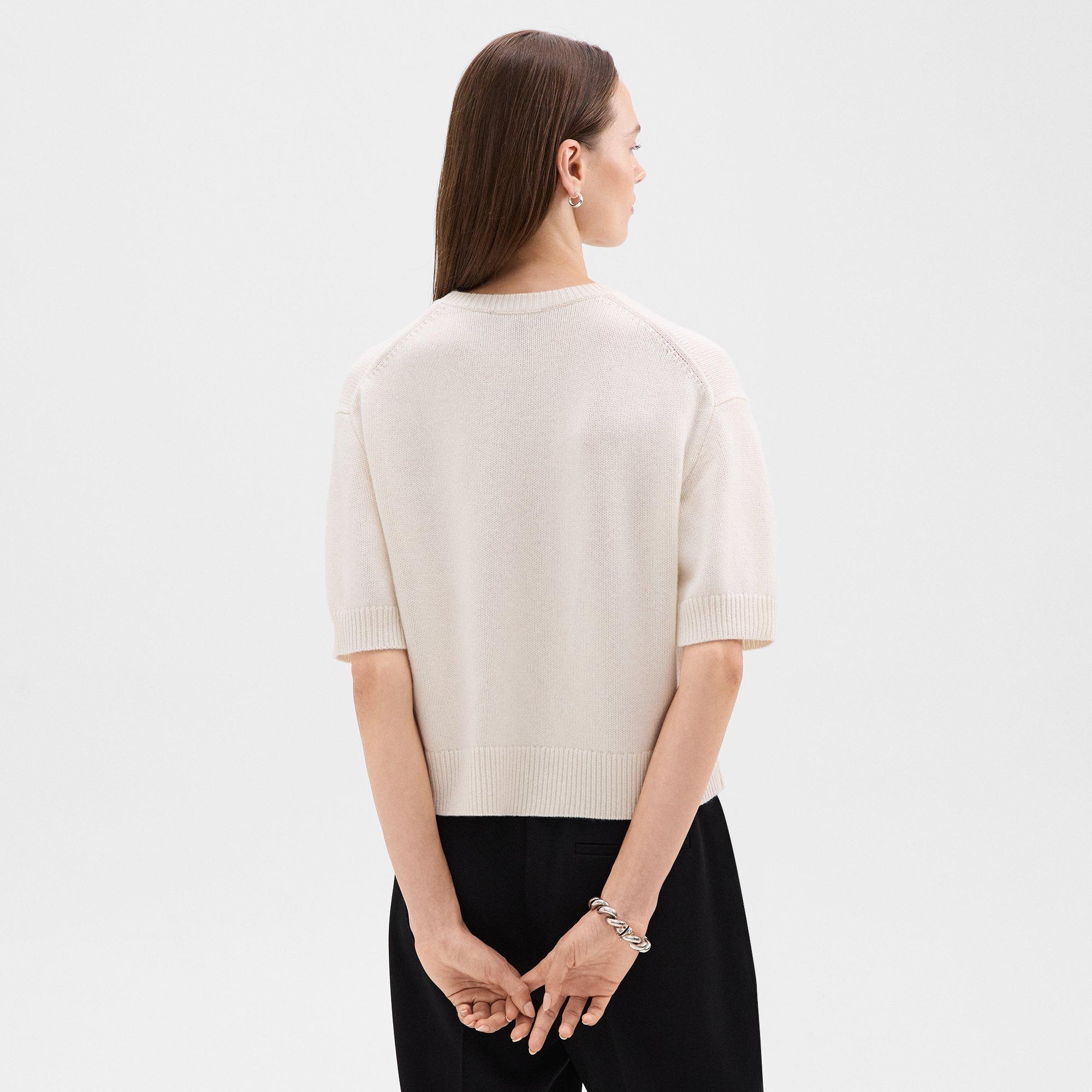 Cropped Tee in Cashmere - 4
