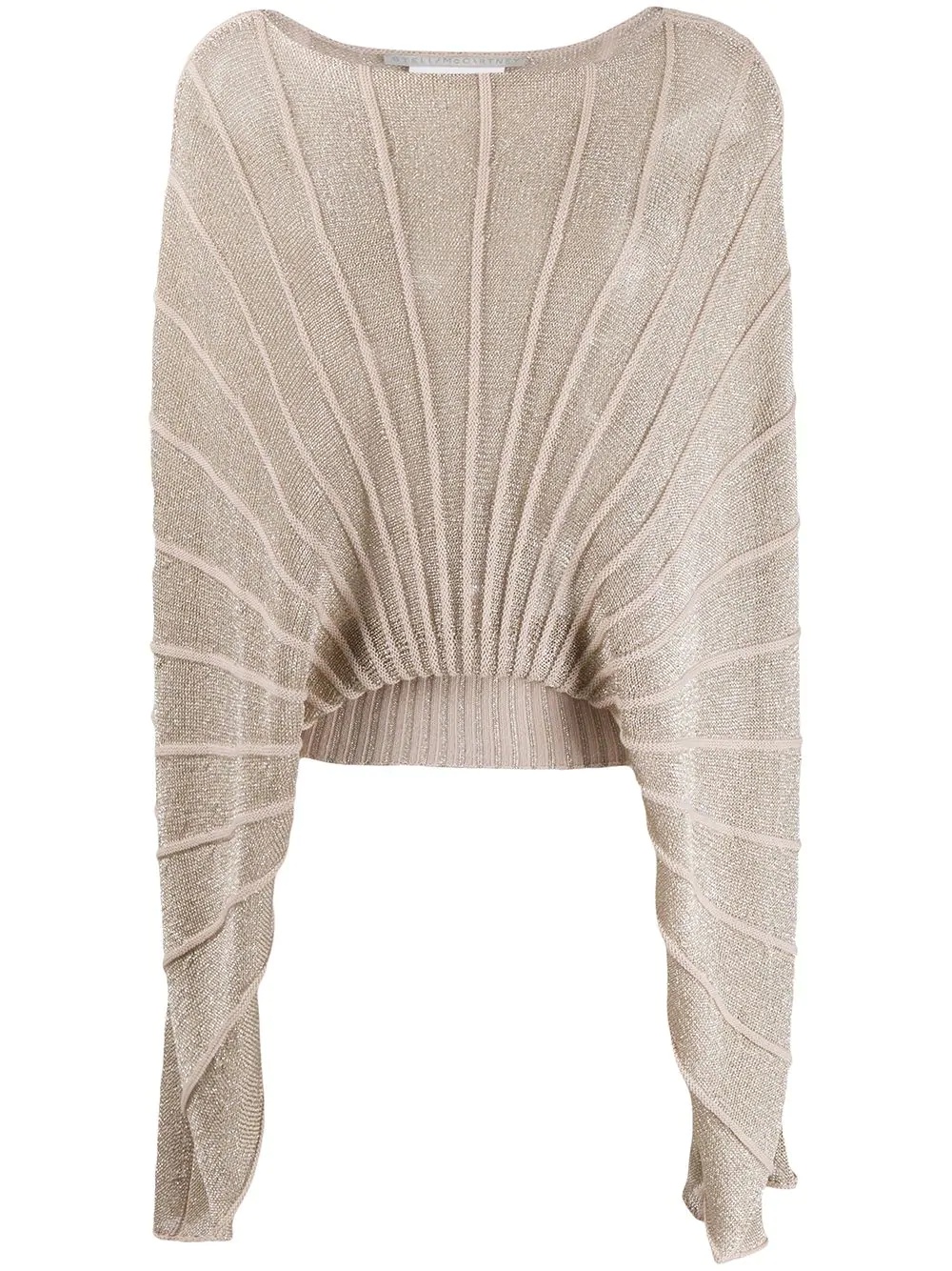 cape-style knitted top - 1