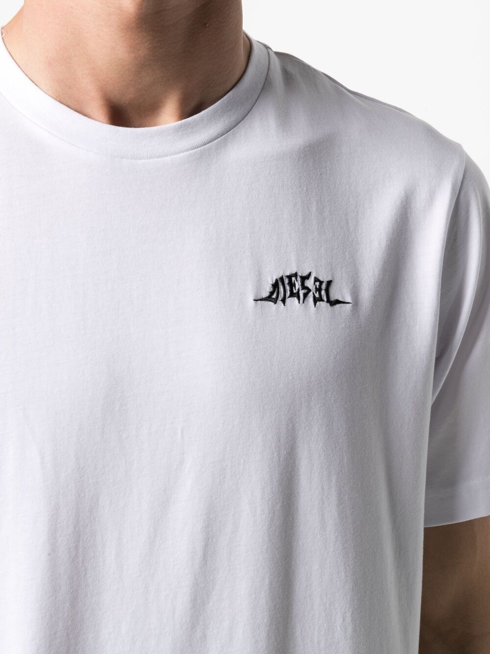 embroidered-logo cotton T-shirt - 5