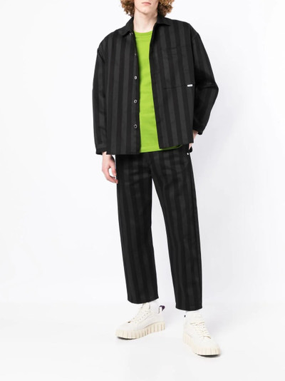 SUNNEI striped straight-leg jeans outlook