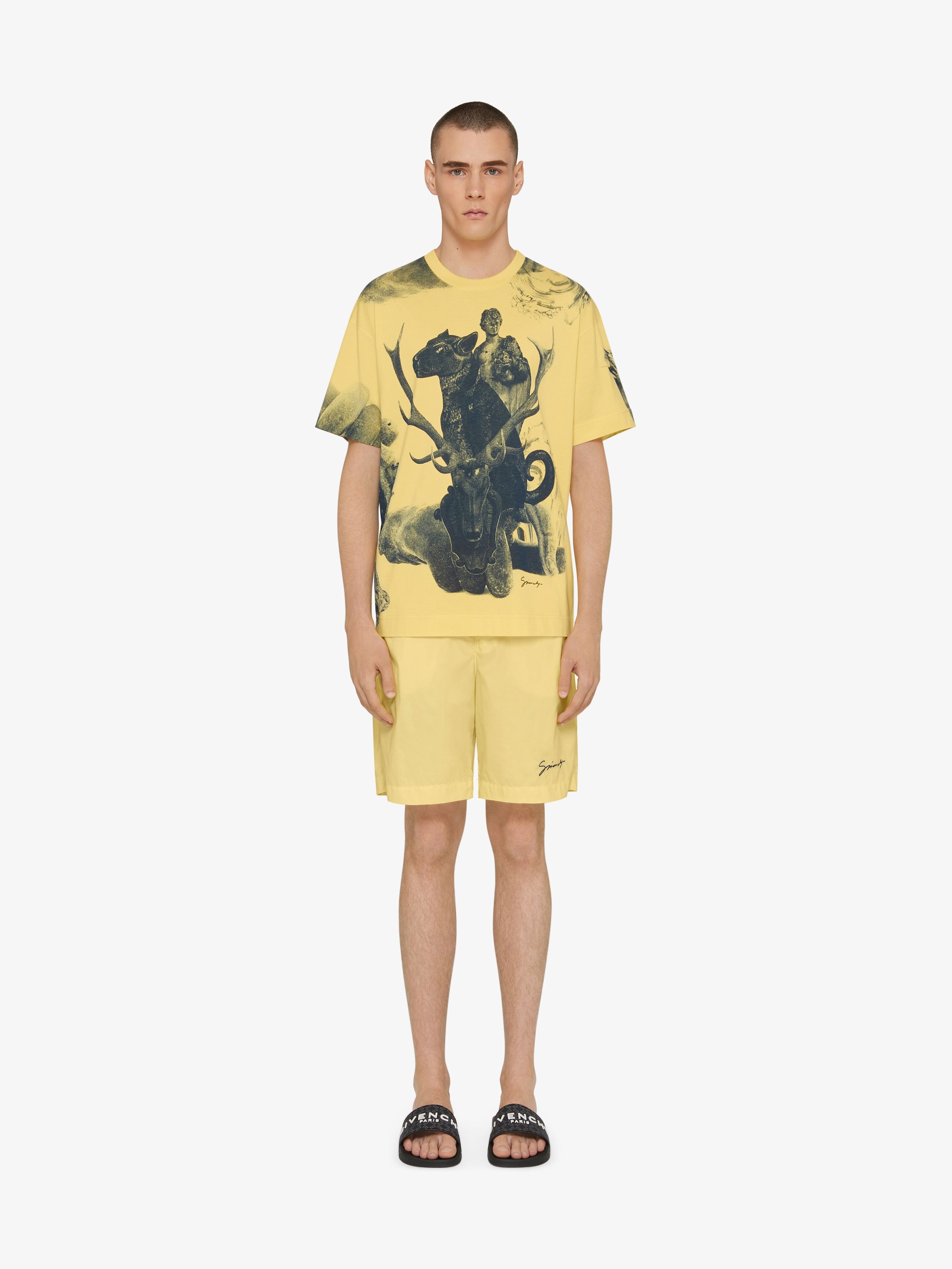 T-SHIRT IN COTTON WITH HUBERT OBJECTS PRINT - 2