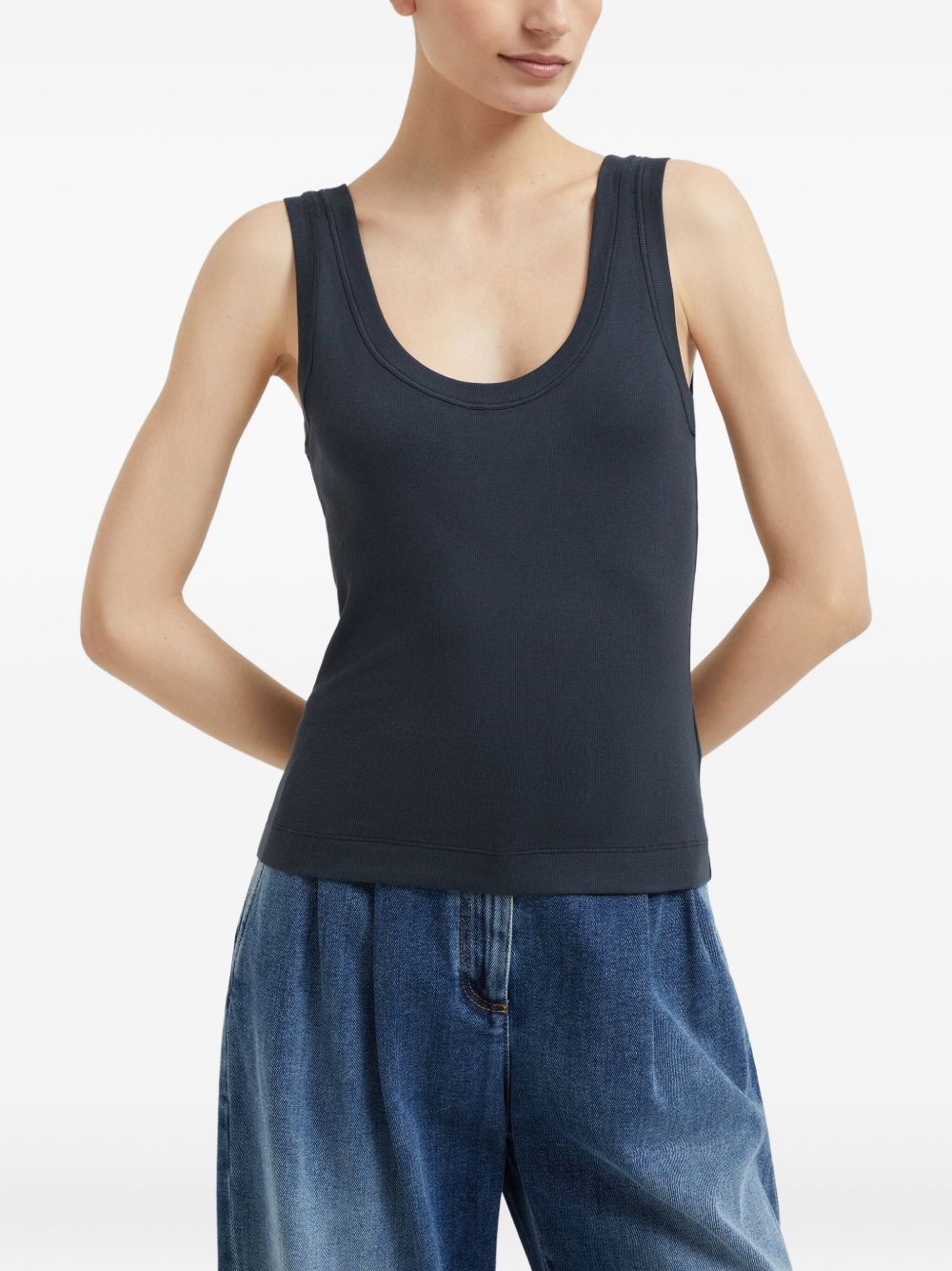 ribbed tank top - 3