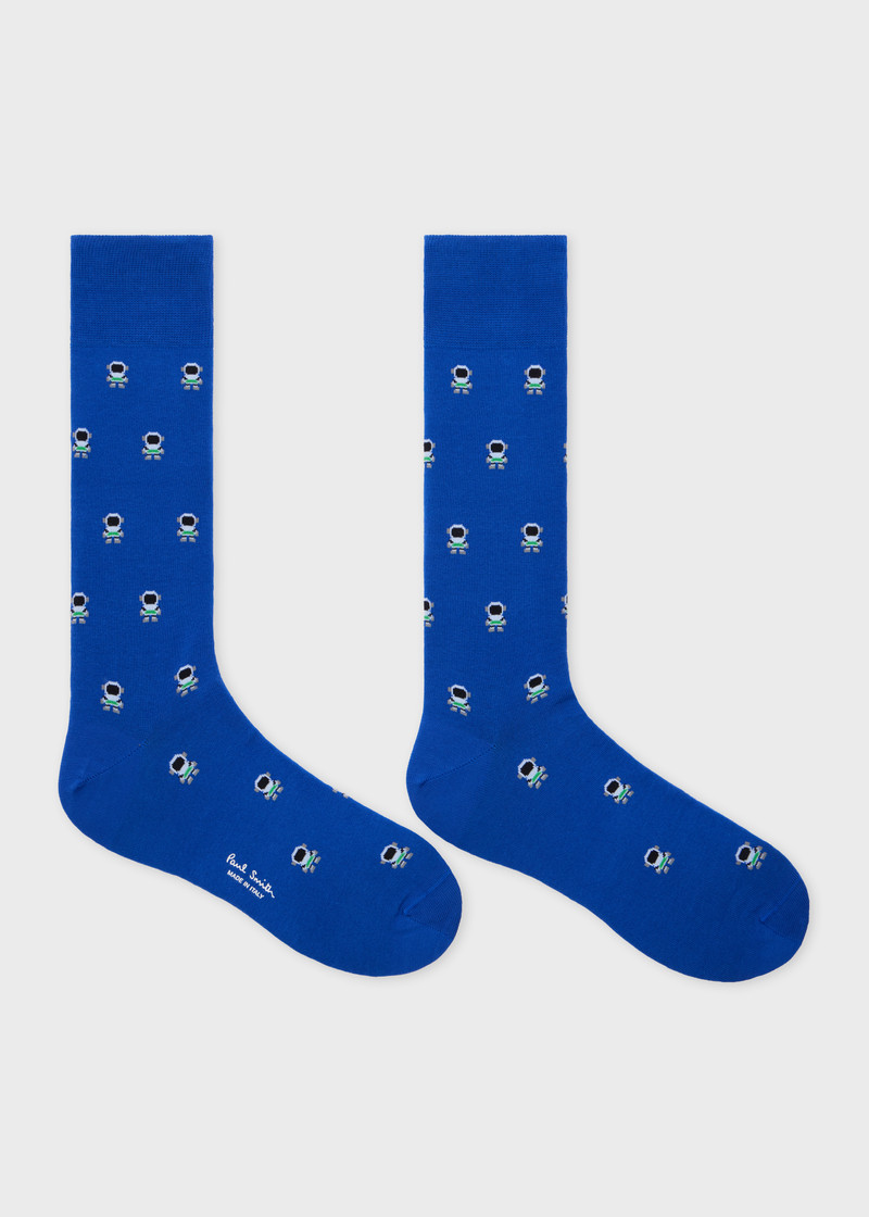 Paul Smith Blue 'Astronaut' Socks outlook