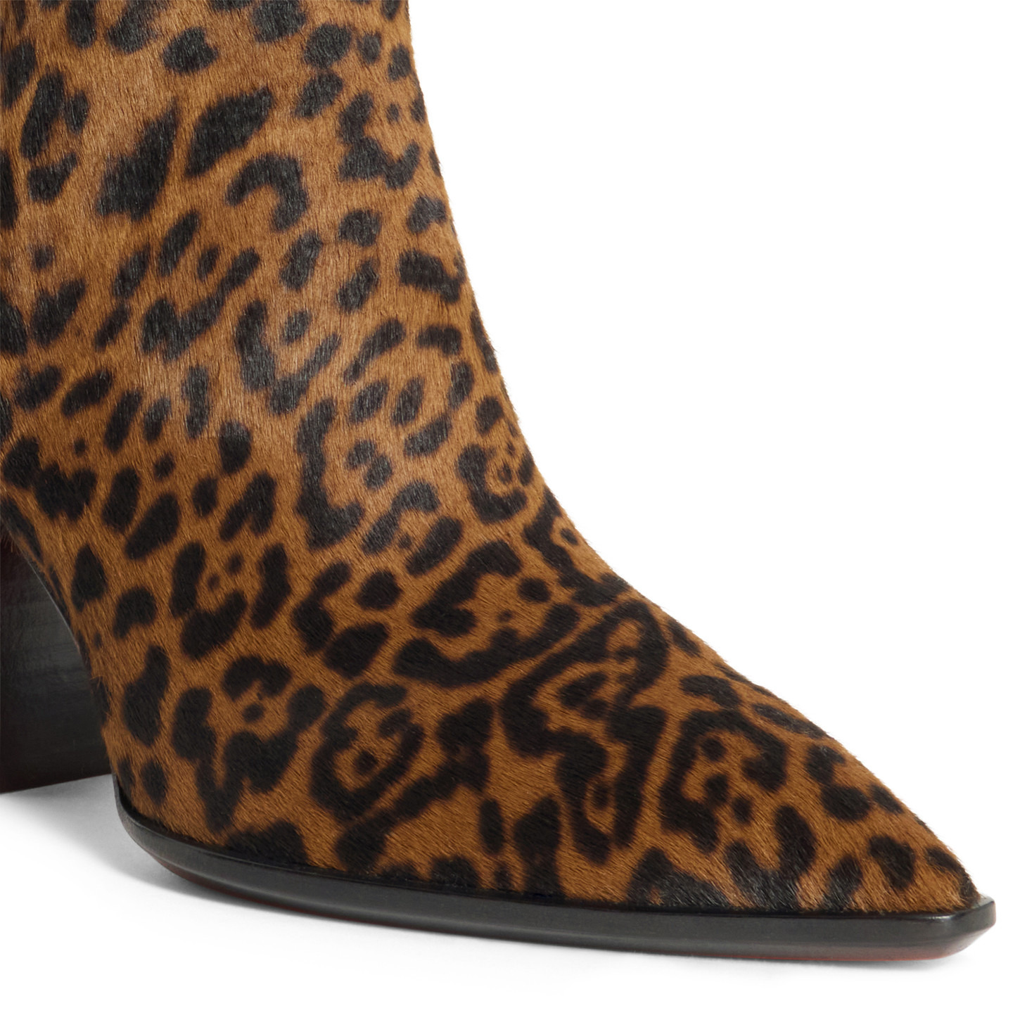 Women's animal-print cavallino texan ankle boot - 5