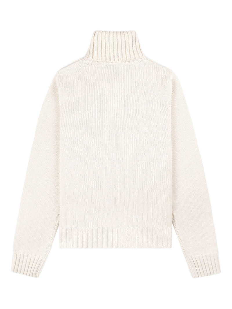 turtleneck equestrian-embroidered sweater 5