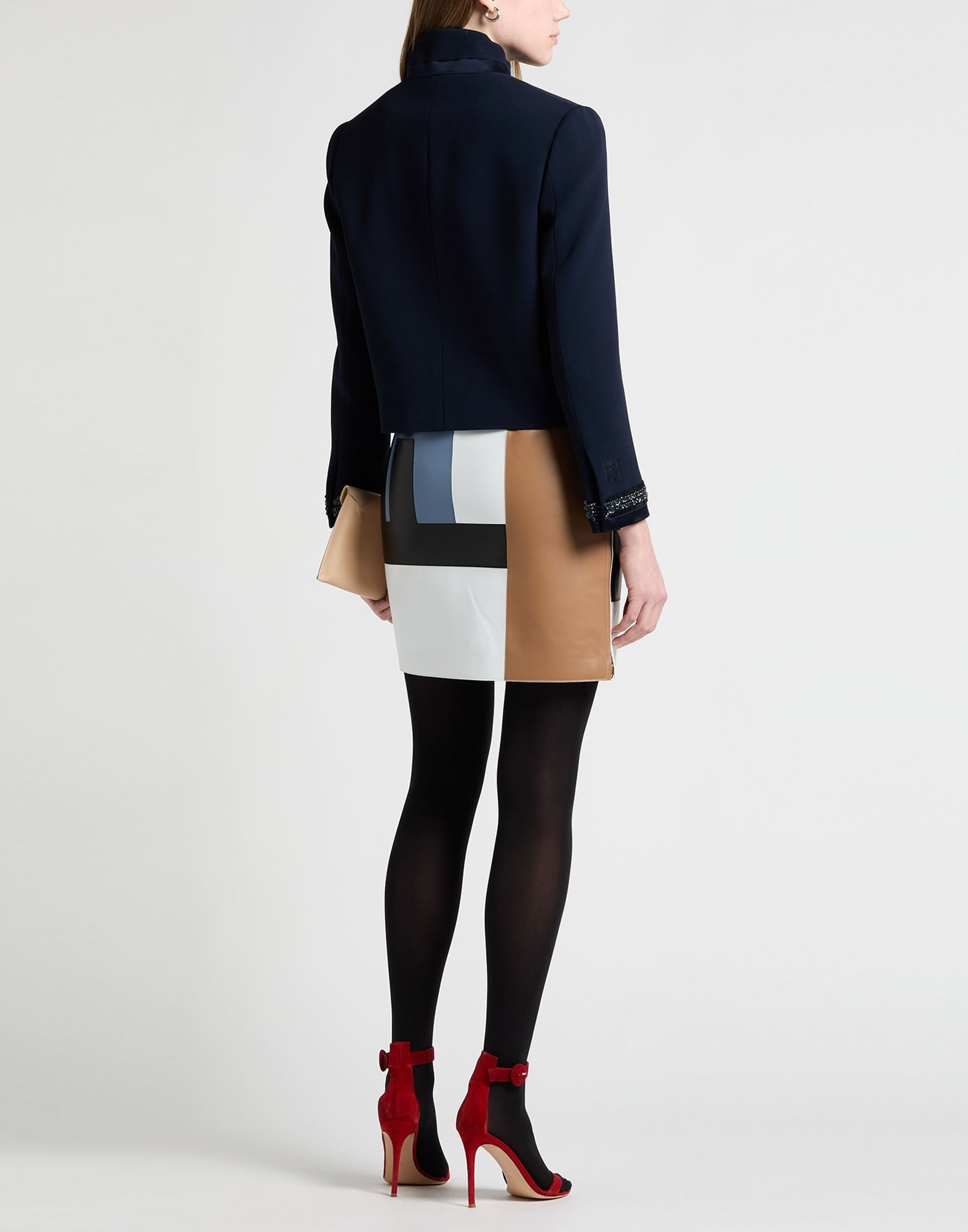 White Women's Mini Skirt - 4