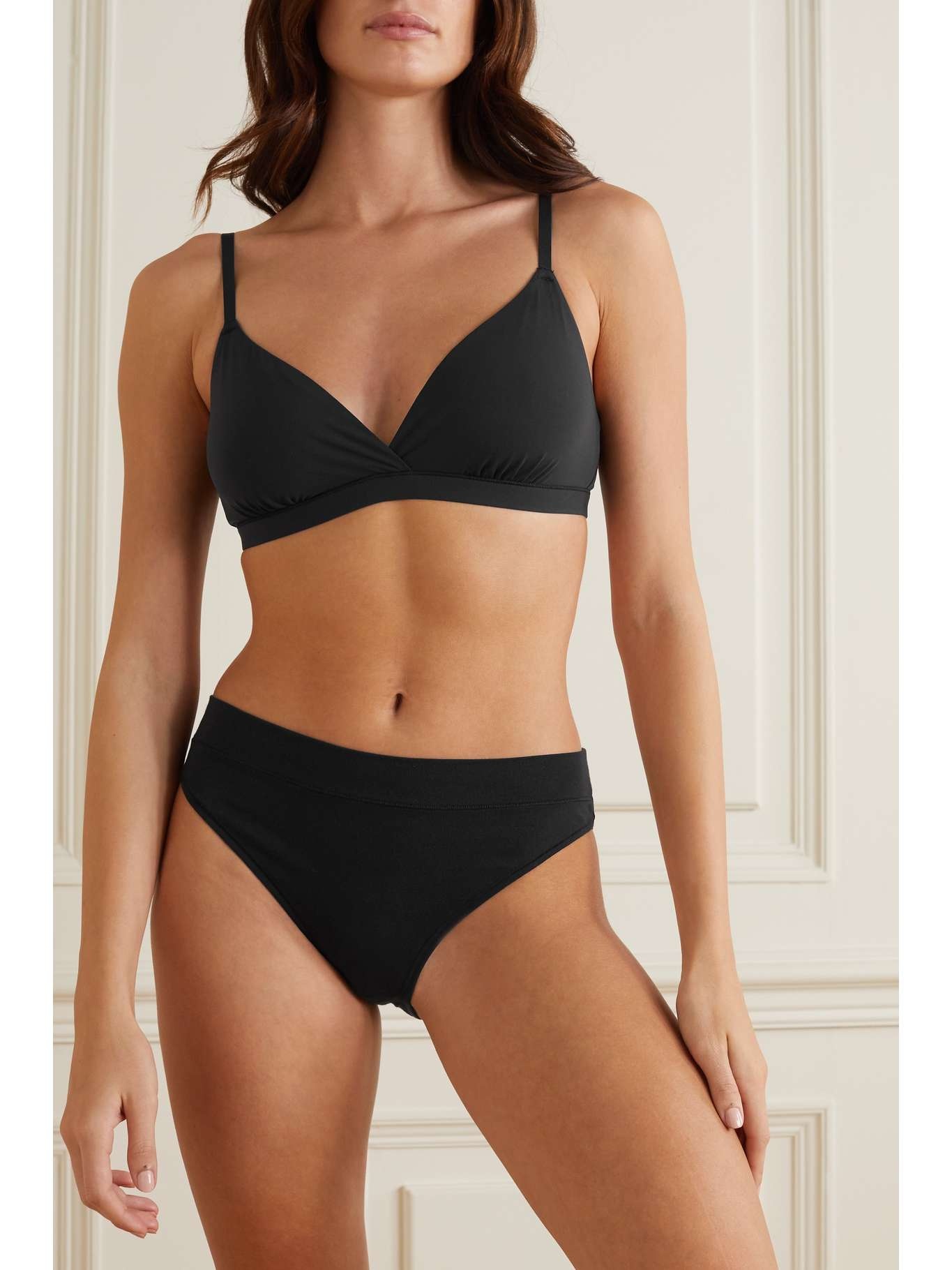 Fits Everybody wrap-effect triangle bralette - Sienna - 2