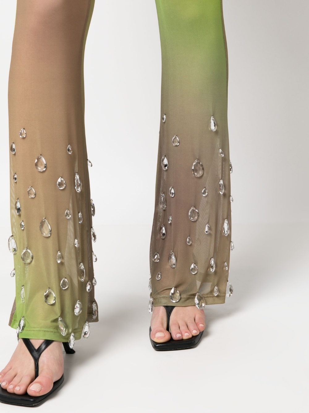 Sita crystal-drop tulle trousers - 5