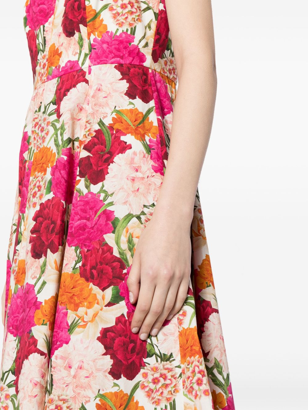 Jacinta floral-print midid dress - 5