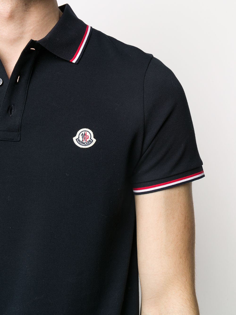 logo-appliqué short-sleeved polo shirt - 5